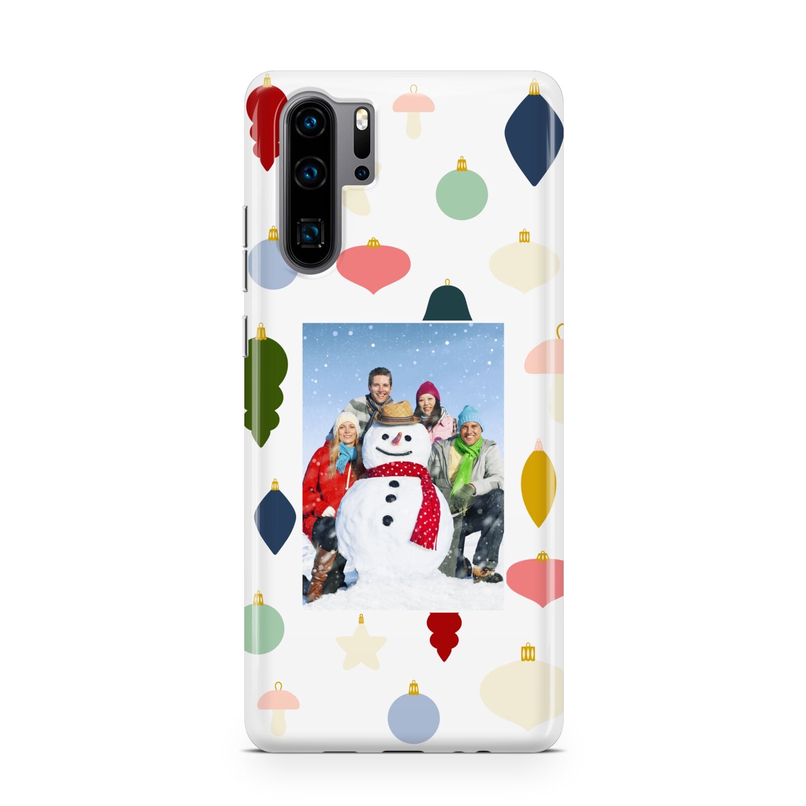 Personalised Christmas Baubles Huawei P30 Pro Phone Case