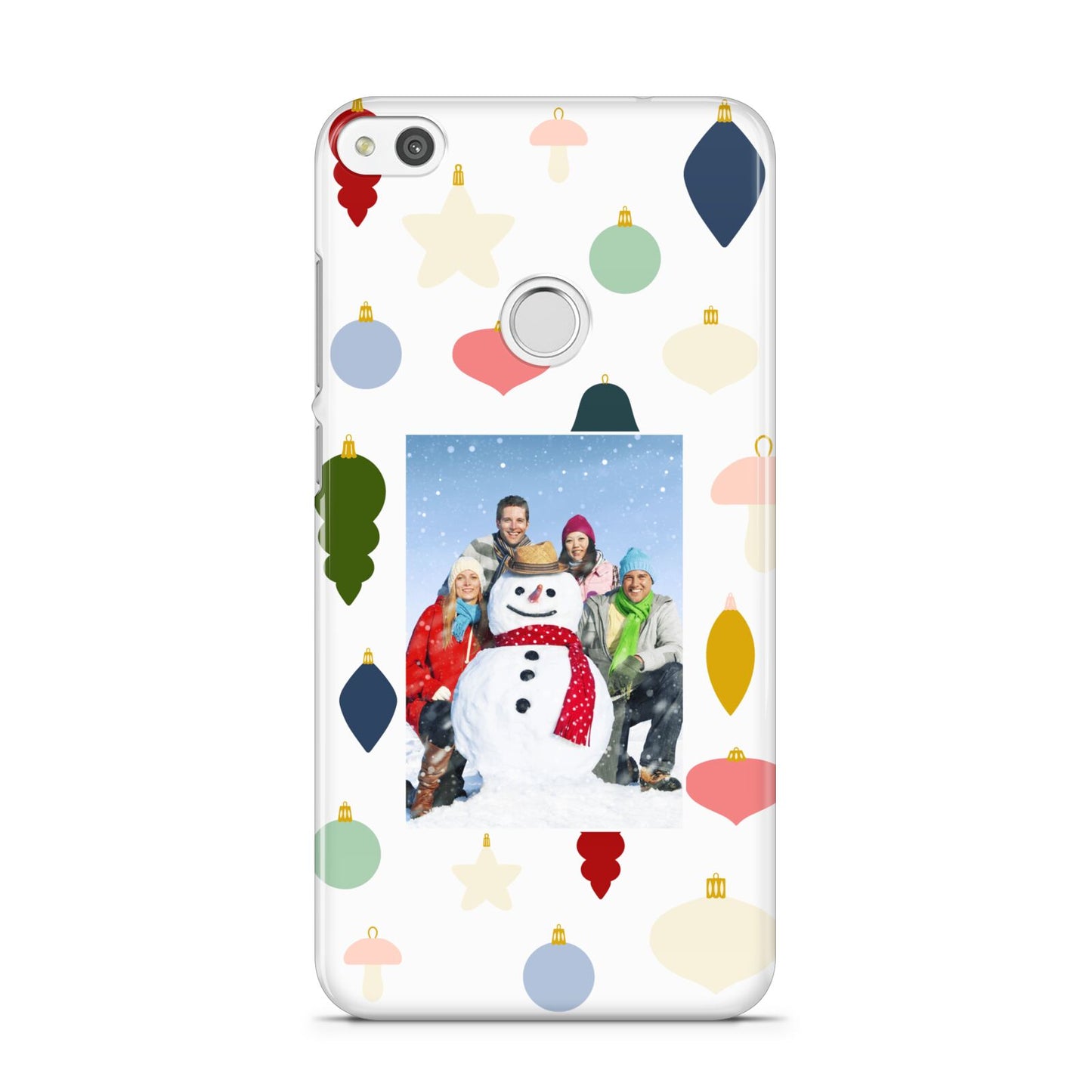 Personalised Christmas Baubles Huawei P8 Lite Case