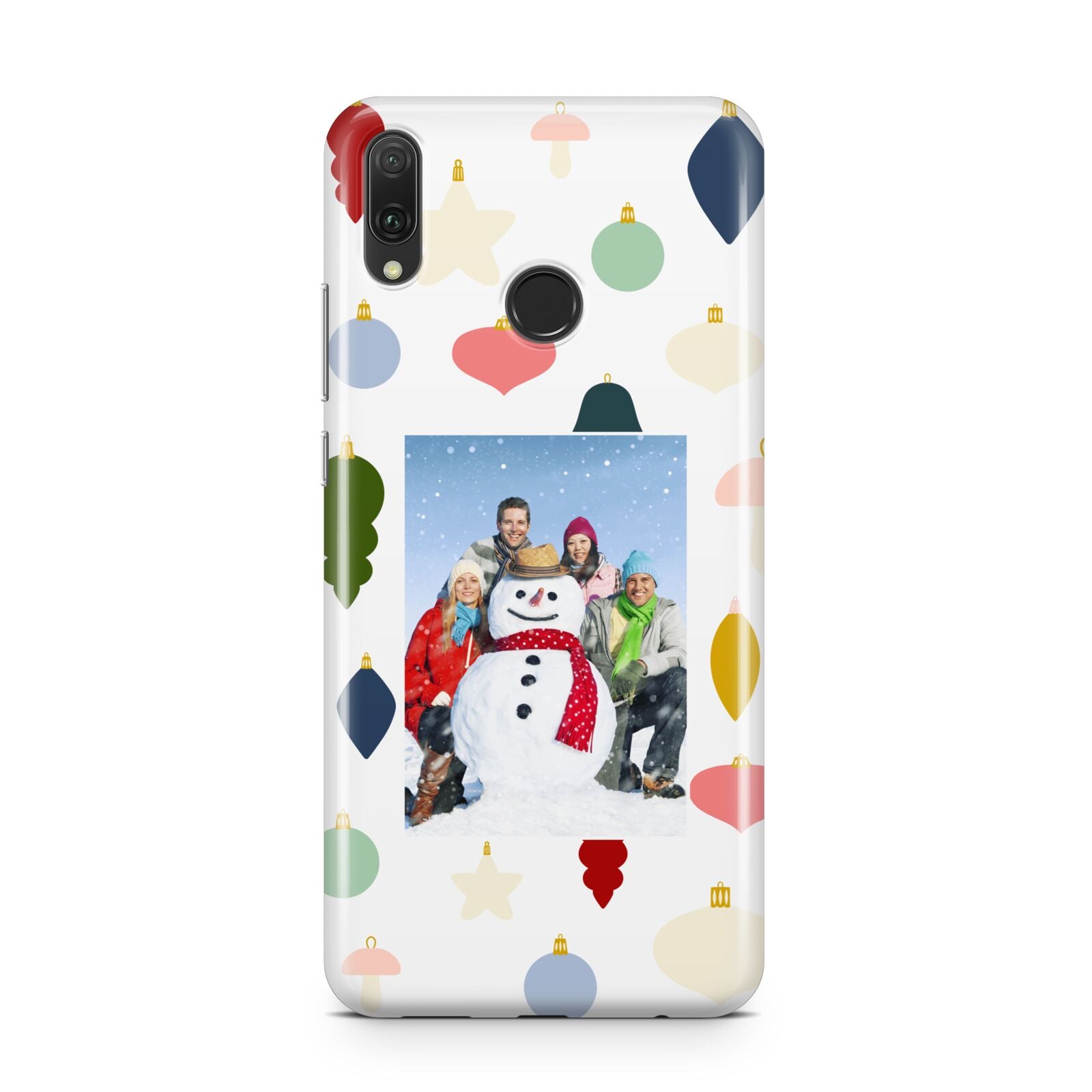 Personalised Christmas Baubles Huawei Y9 2019