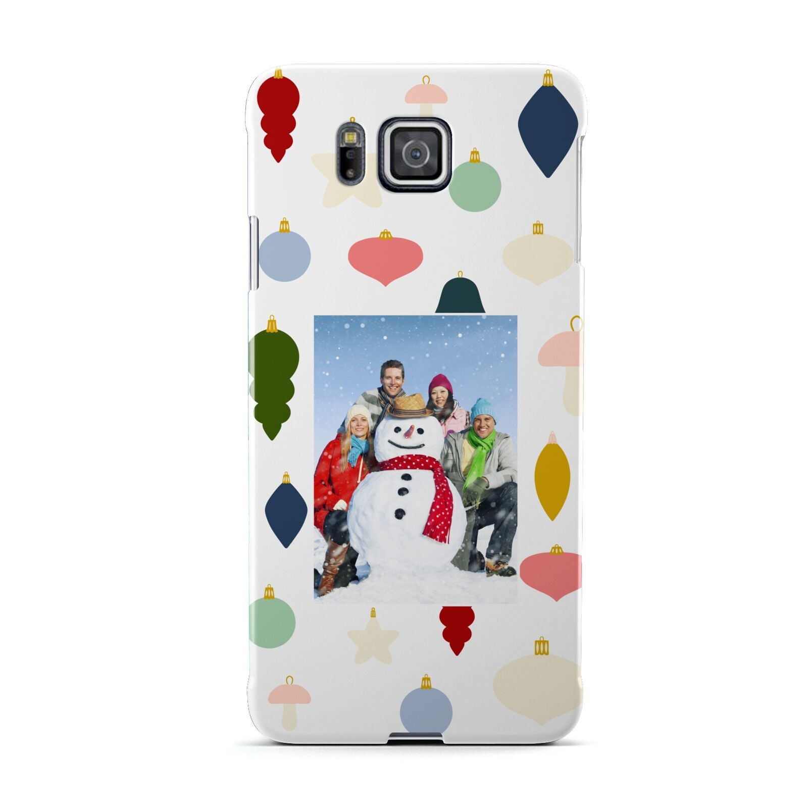 Personalised Christmas Baubles Samsung Galaxy Alpha Case