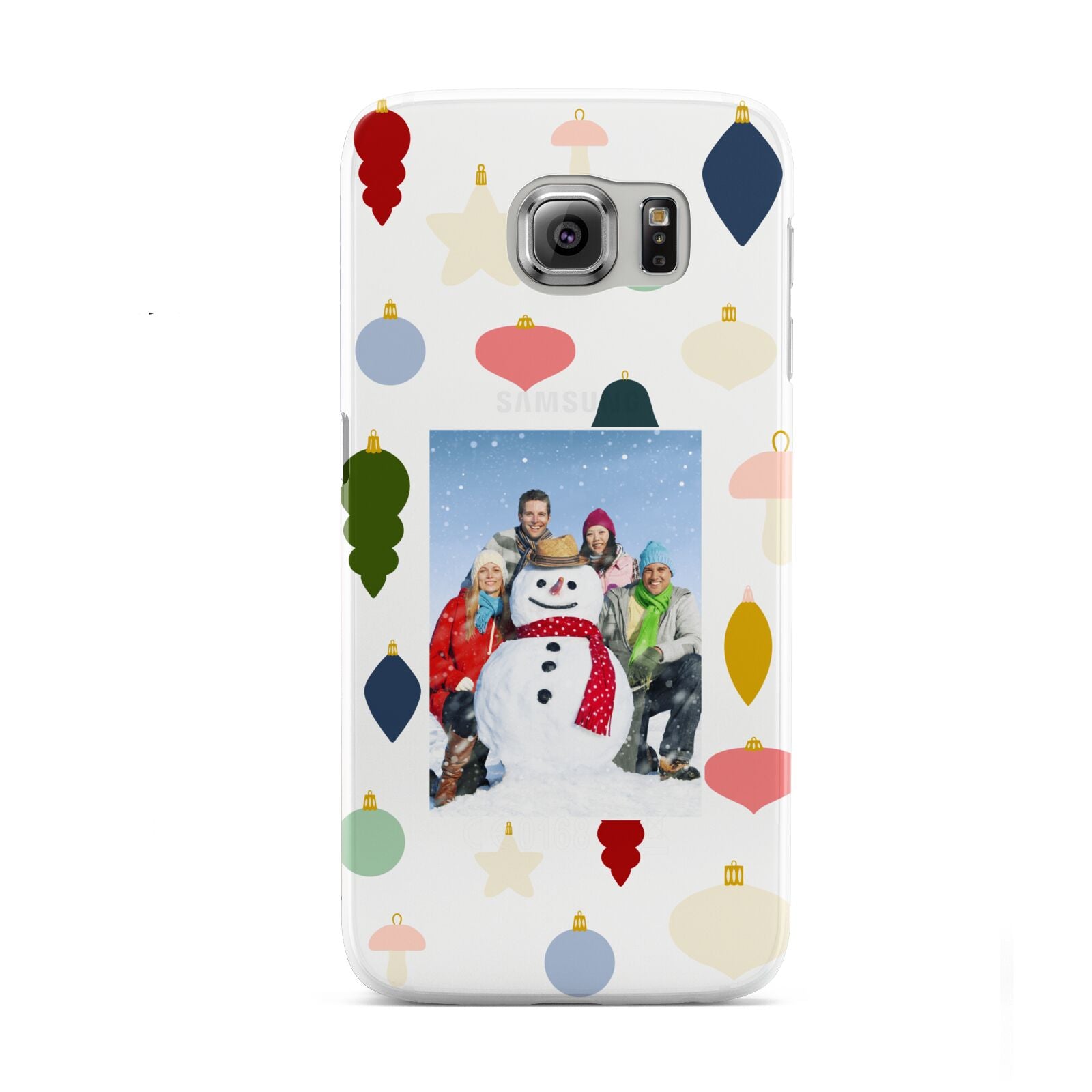 Personalised Christmas Baubles Samsung Galaxy S6 Case