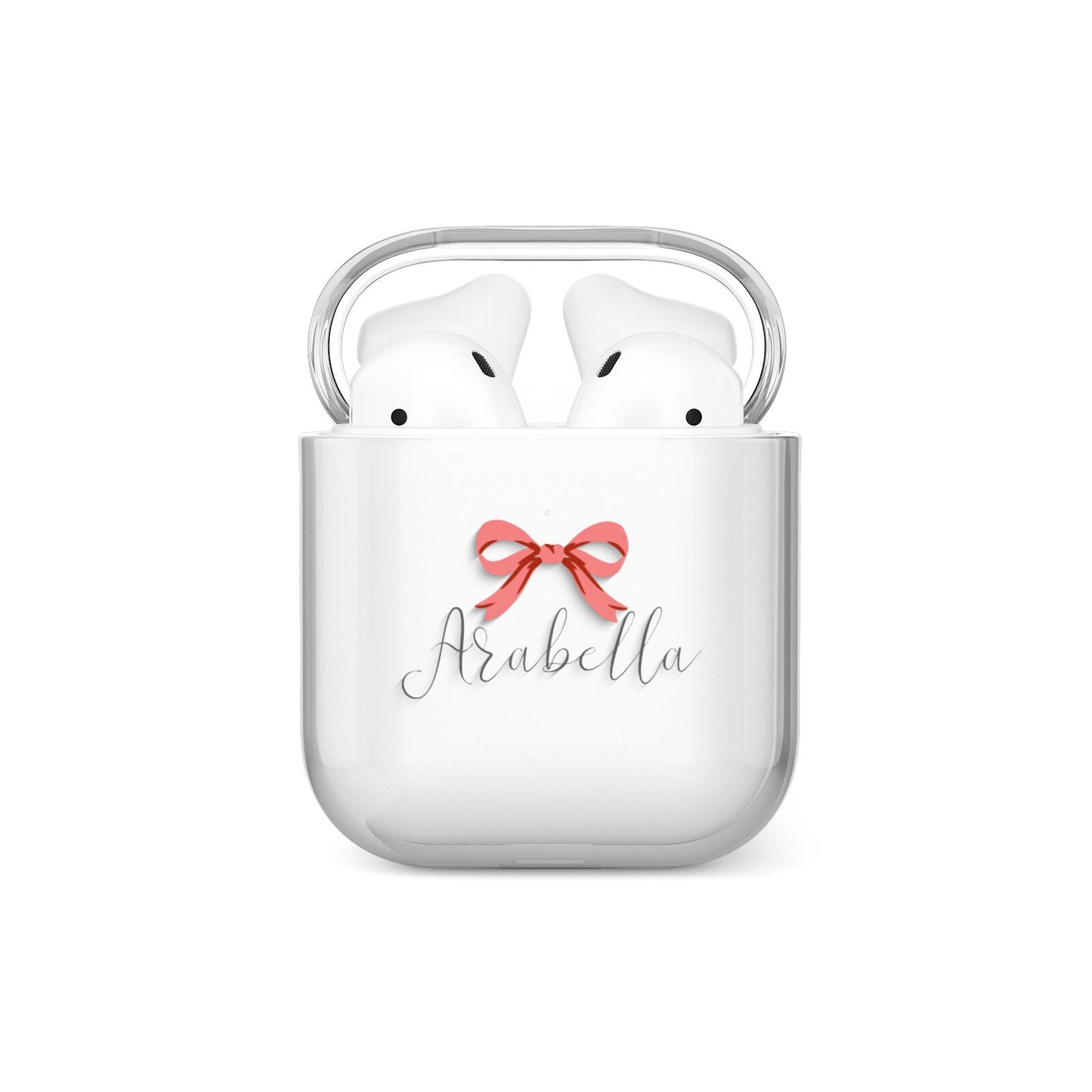 Personalised Christmas Bow AirPods Case