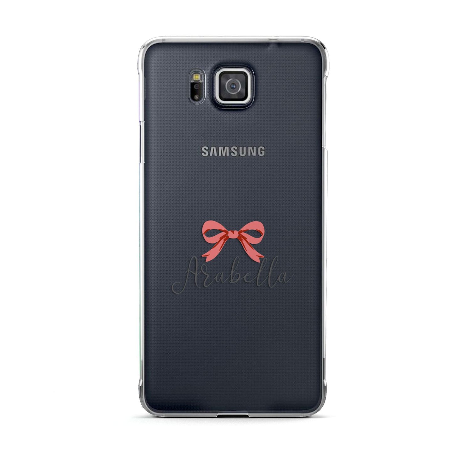 Personalised Christmas Bow Samsung Galaxy Alpha Case