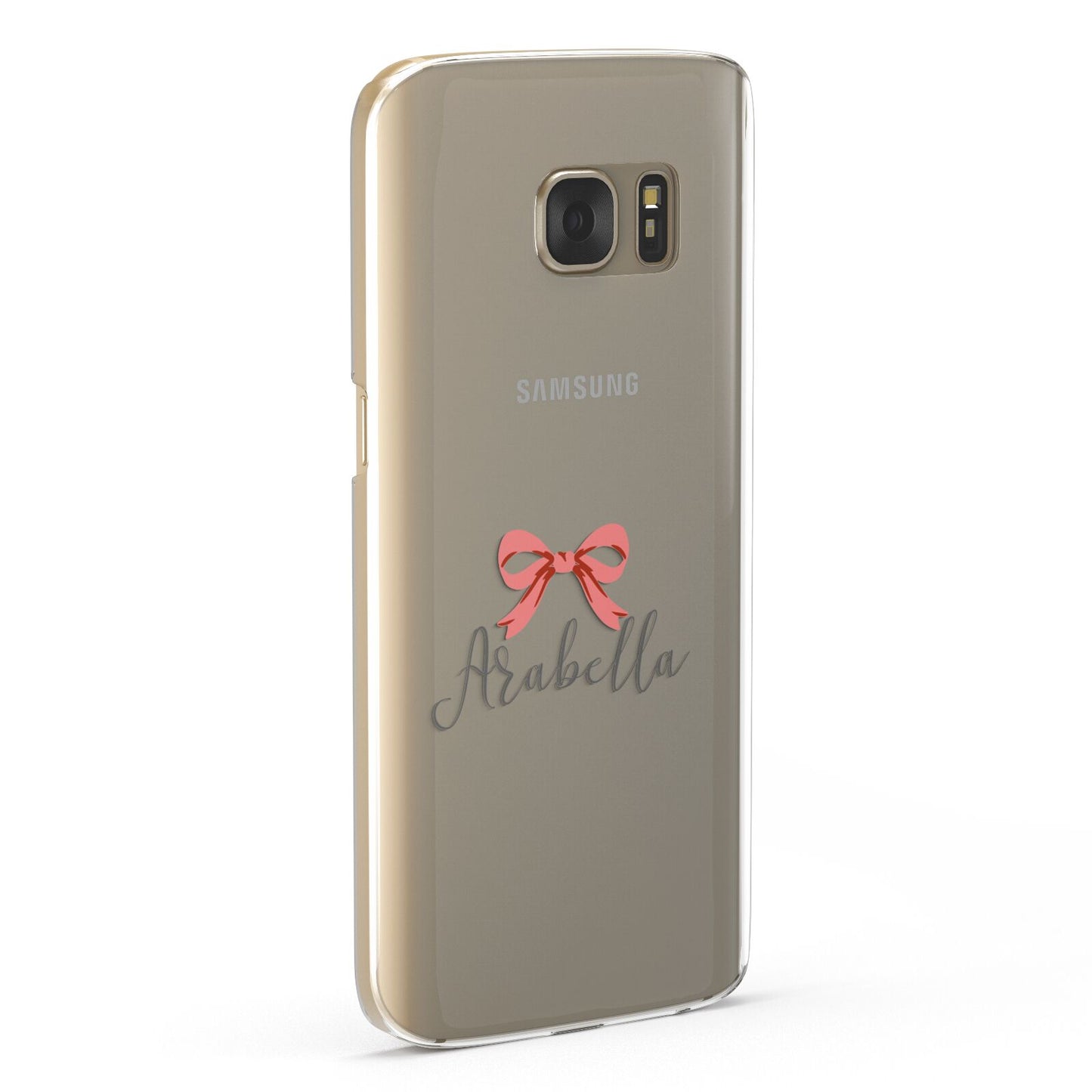 Personalised Christmas Bow Samsung Galaxy Case Fourty Five Degrees