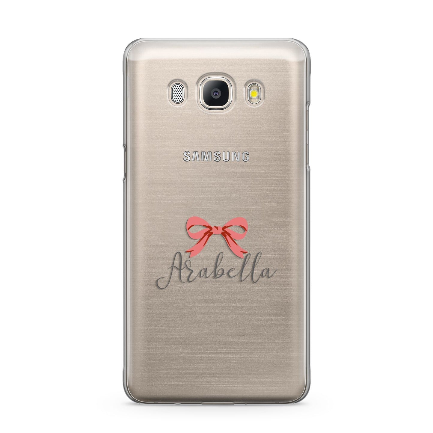 Personalised Christmas Bow Samsung Galaxy J5 2016 Case