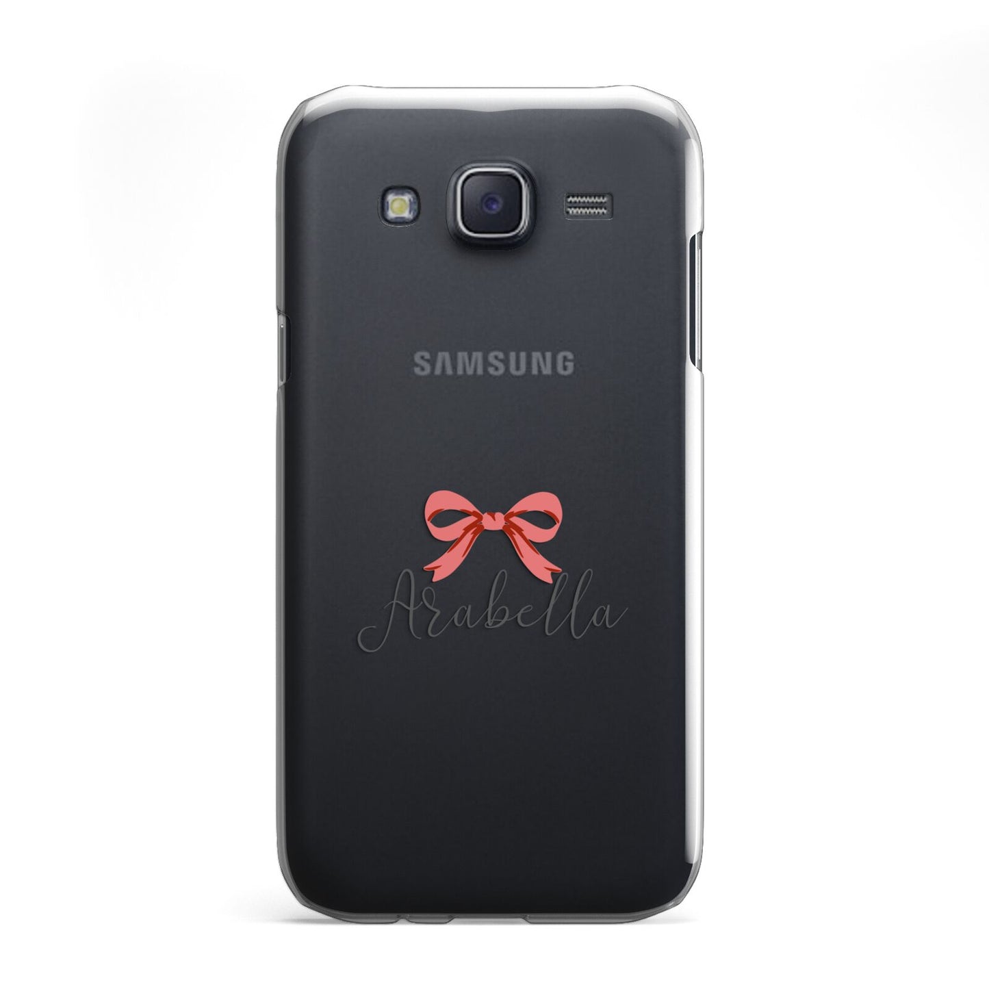 Personalised Christmas Bow Samsung Galaxy J5 Case