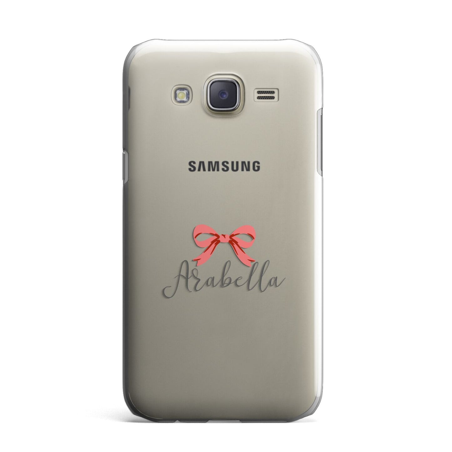 Personalised Christmas Bow Samsung Galaxy J7 Case