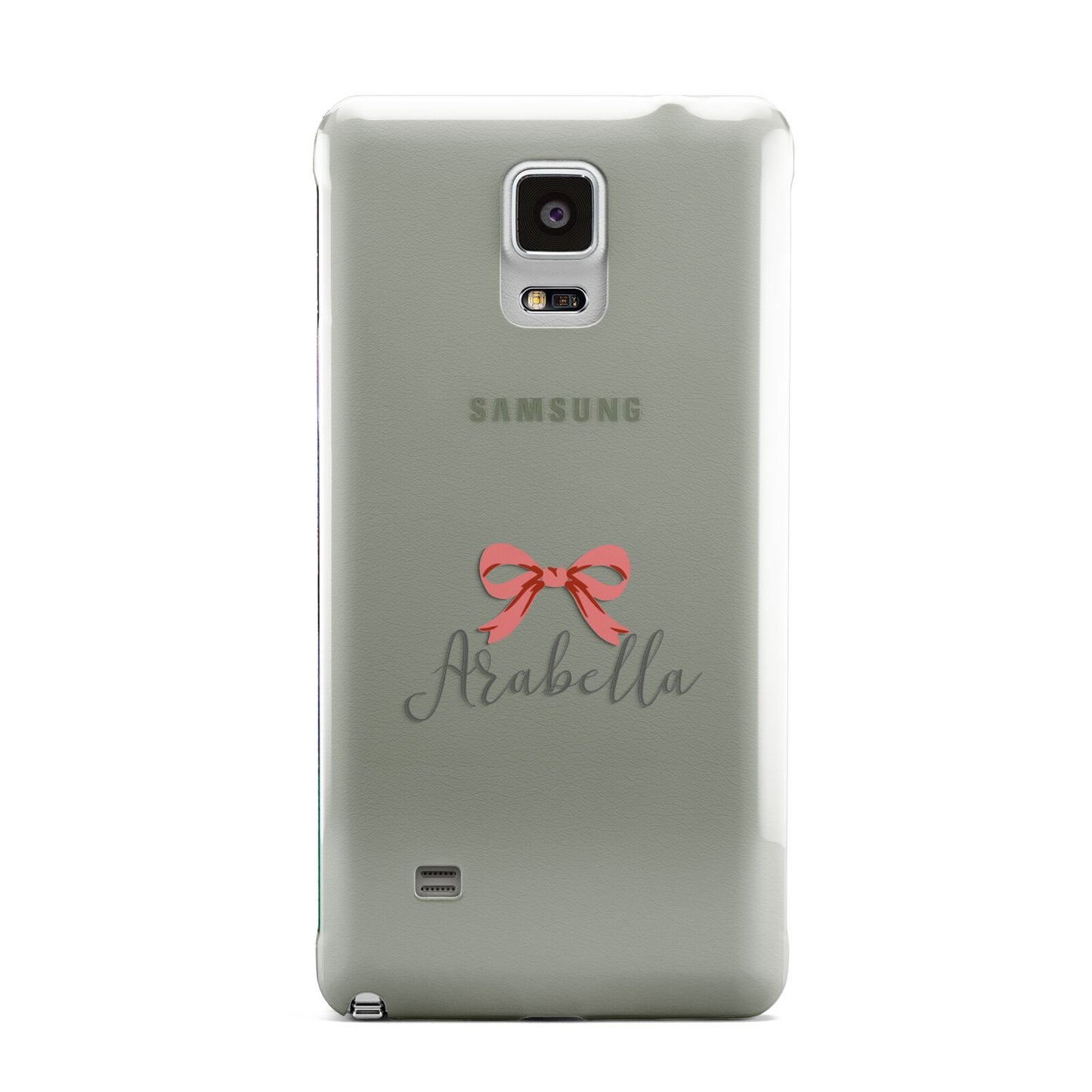 Personalised Christmas Bow Samsung Galaxy Note 4 Case