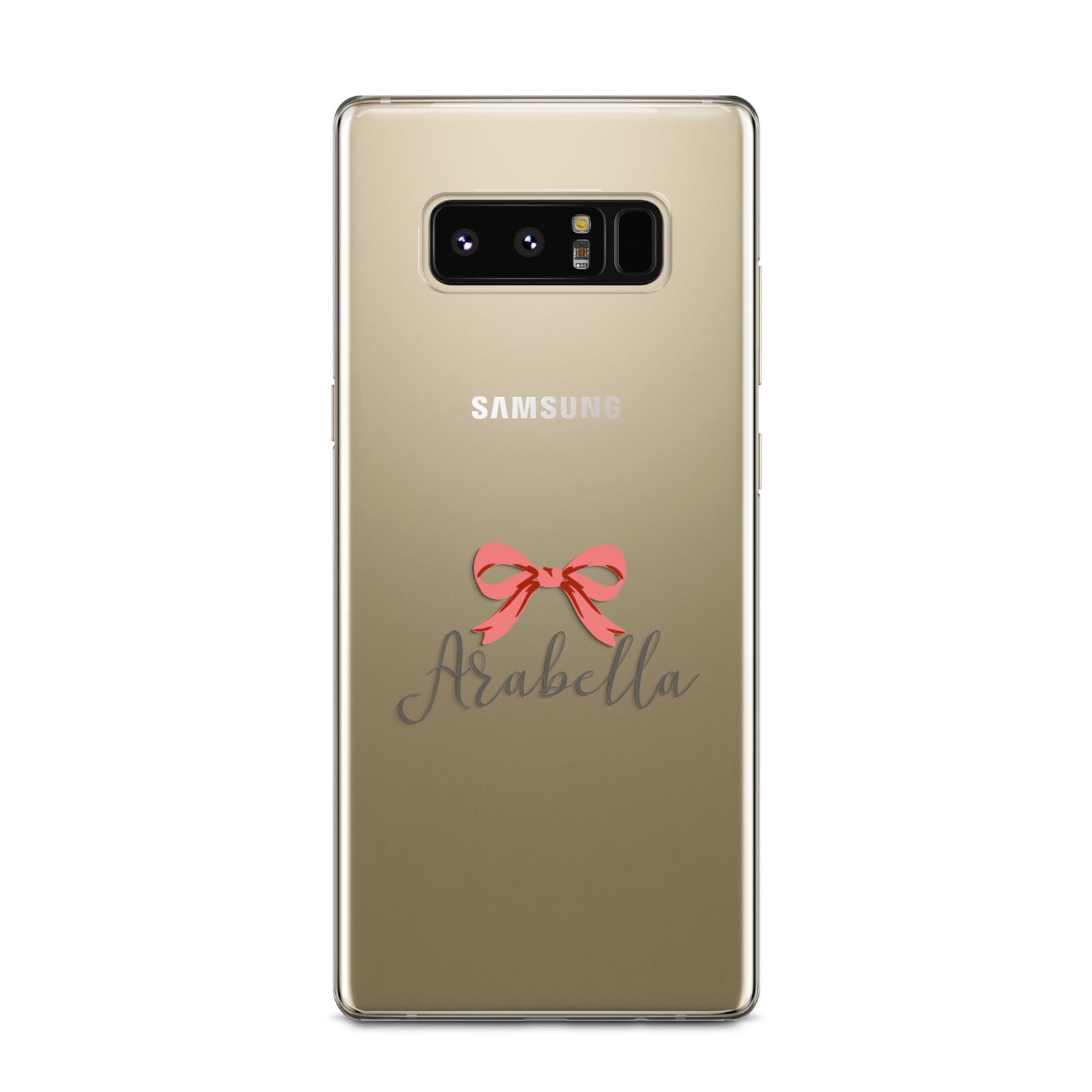 Personalised Christmas Bow Samsung Galaxy Note 8 Case