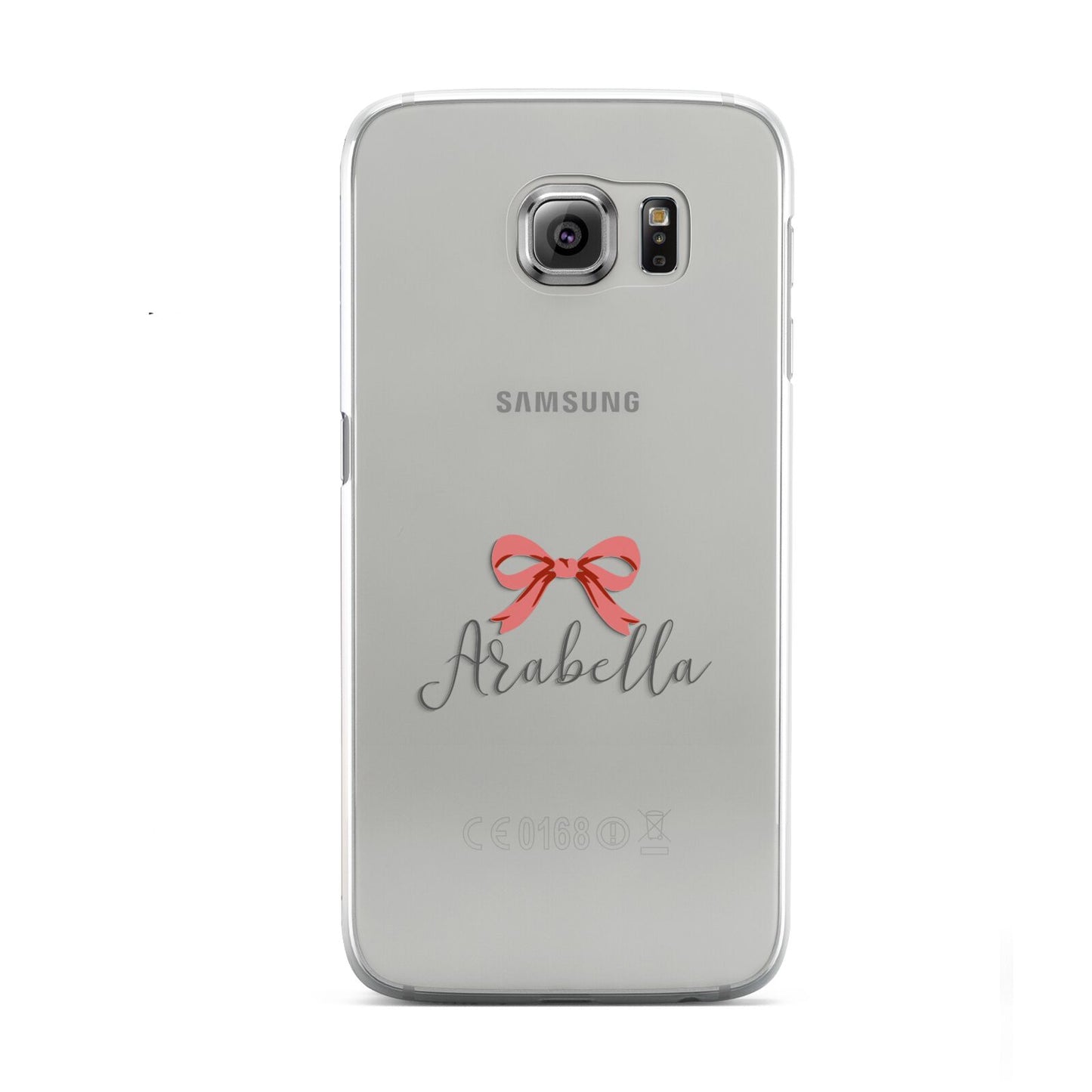 Personalised Christmas Bow Samsung Galaxy S6 Case