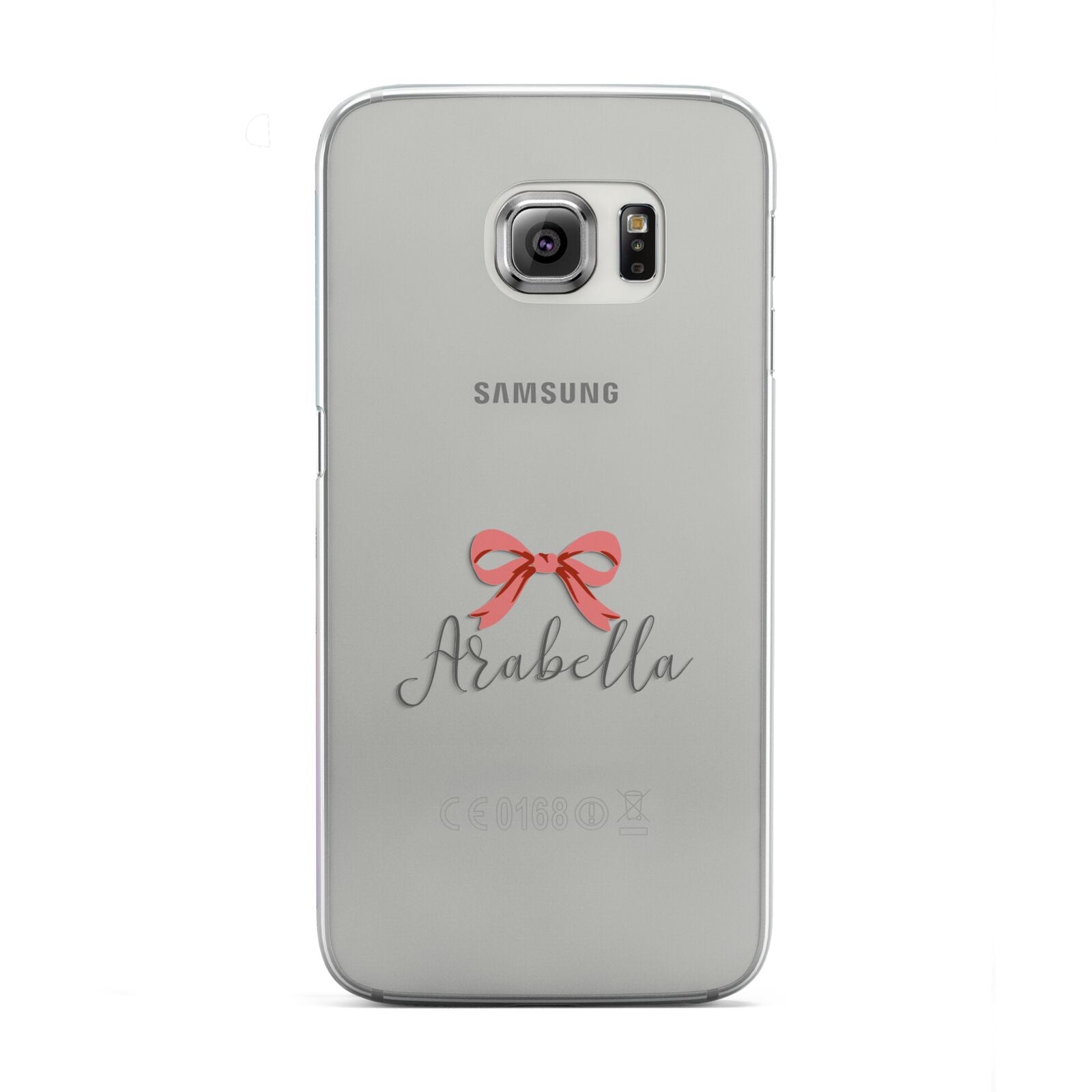 Personalised Christmas Bow Samsung Galaxy S6 Edge Case