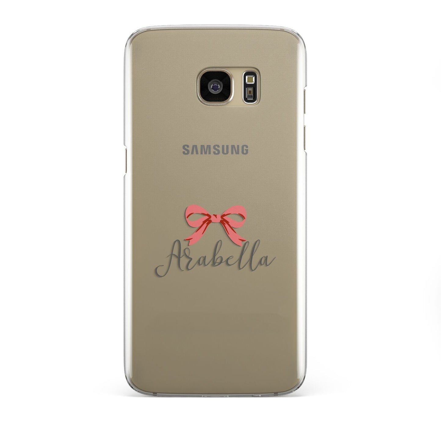 Personalised Christmas Bow Samsung Galaxy S7 Edge Case