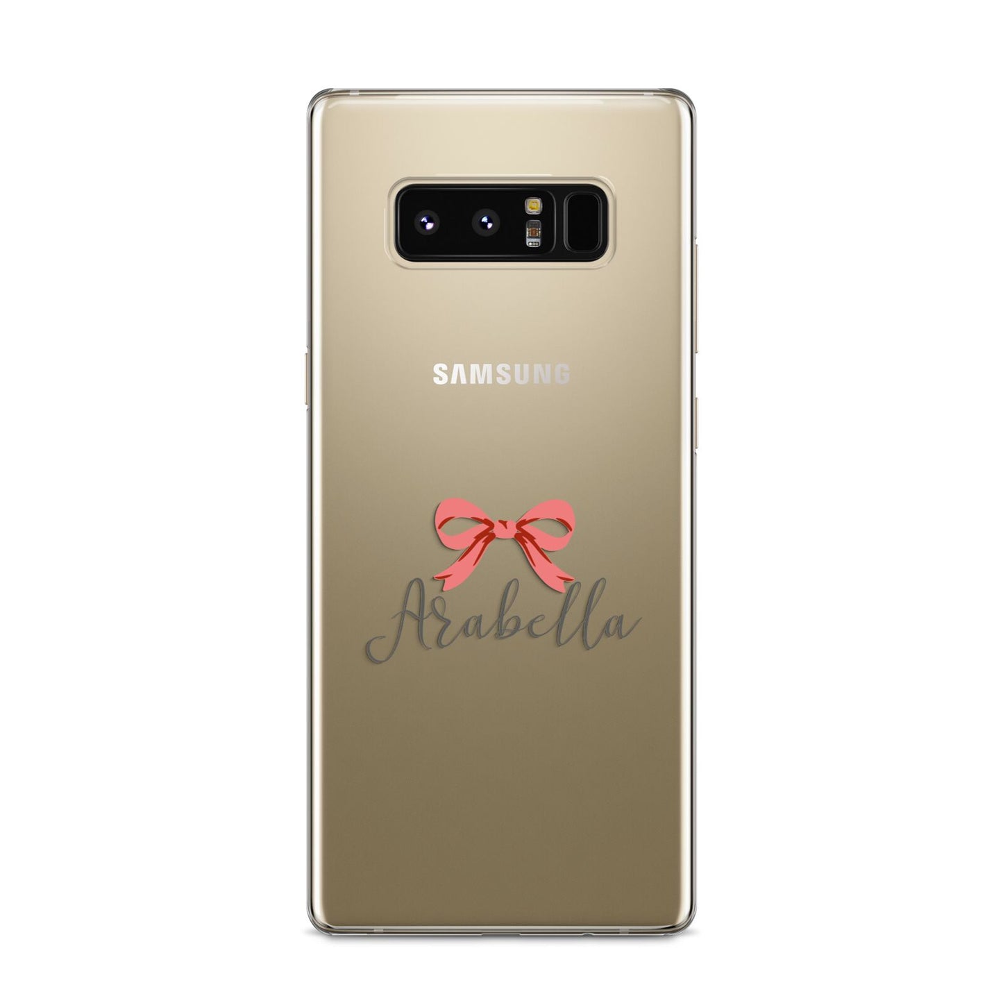 Personalised Christmas Bow Samsung Galaxy S8 Case