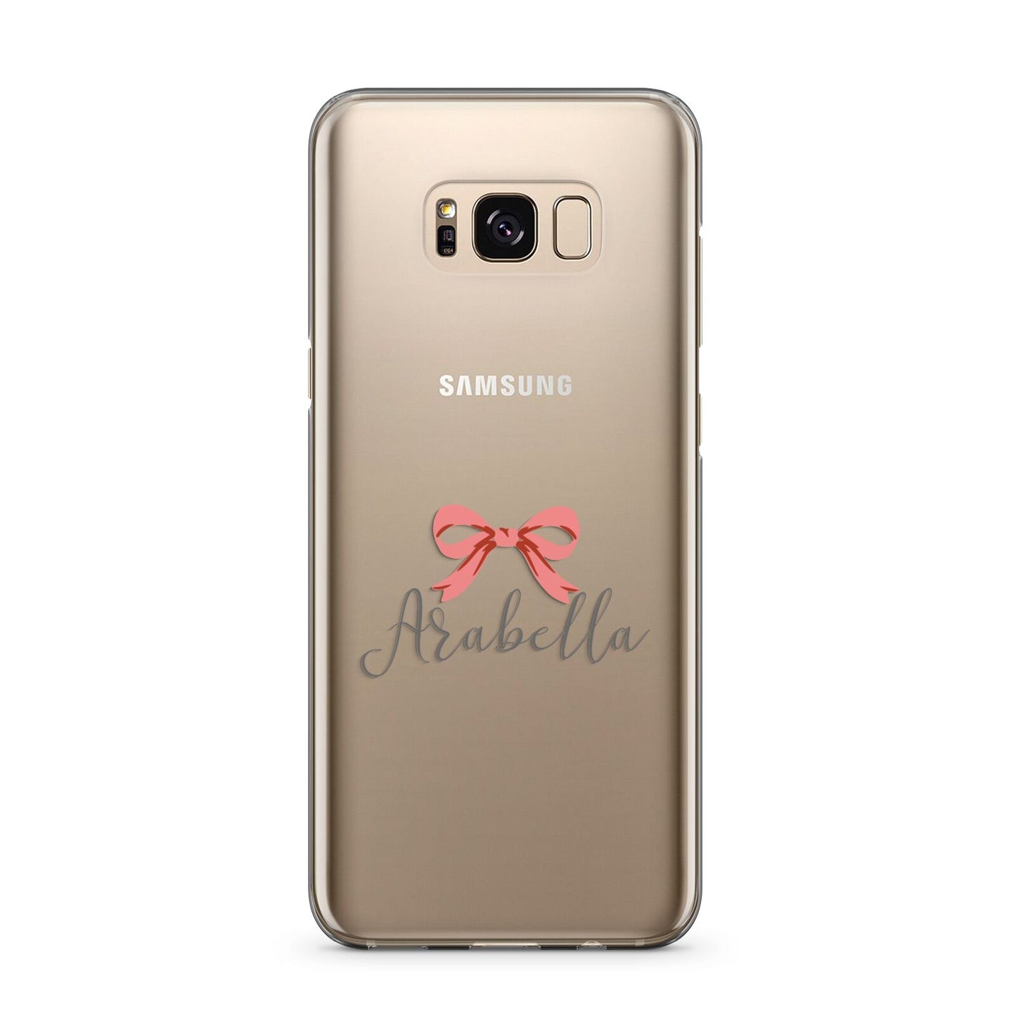 Personalised Christmas Bow Samsung Galaxy S8 Plus Case