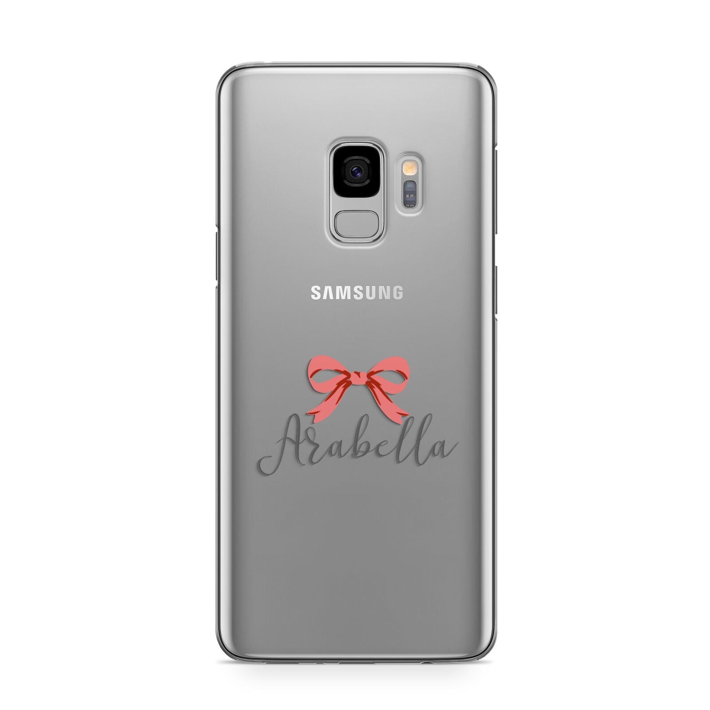 Personalised Christmas Bow Samsung Galaxy S9 Case