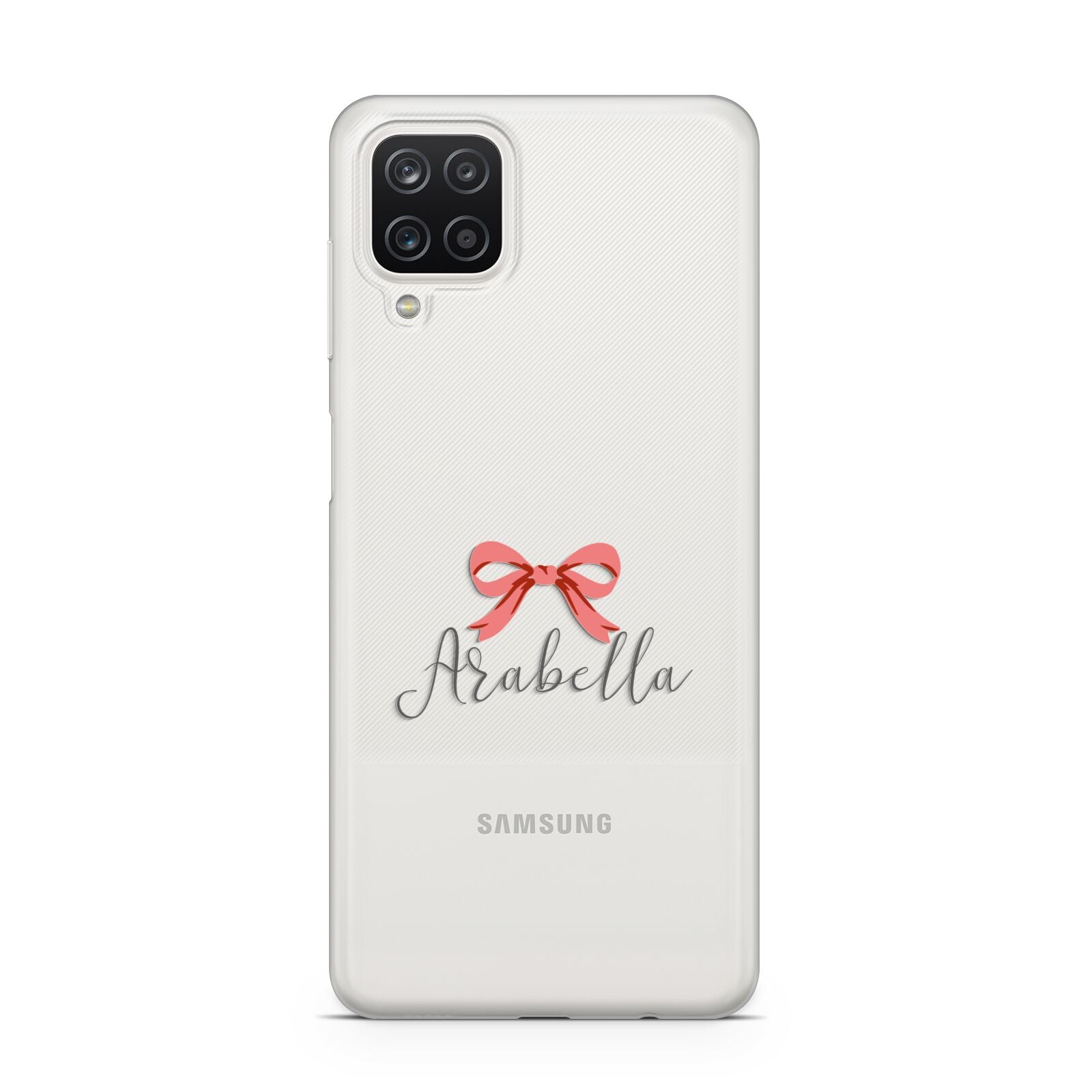 Personalised Christmas Bow Samsung M12 Case