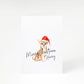 Personalised Christmas Chihuahua A5 Greetings Card