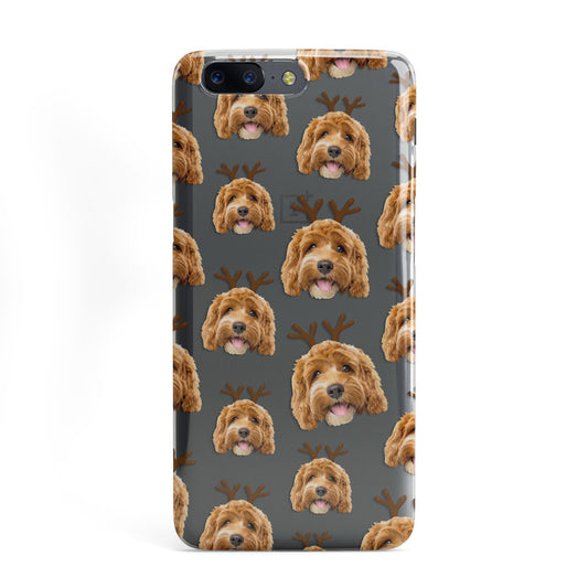 Personalised Christmas Dog Antler OnePlus Case