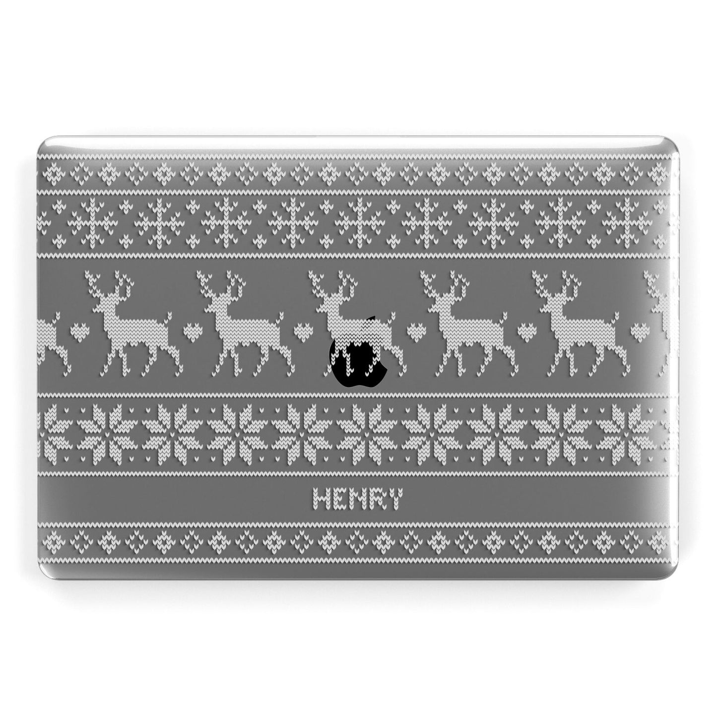 Personalised Christmas Jumper Apple MacBook Case