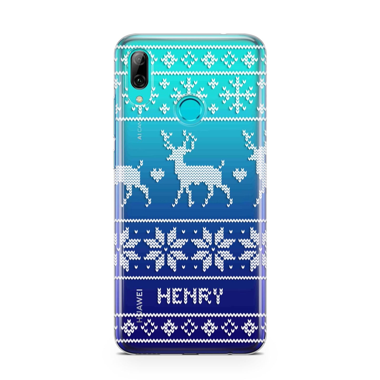 Personalised Christmas Jumper Huawei P Smart 2019 Case