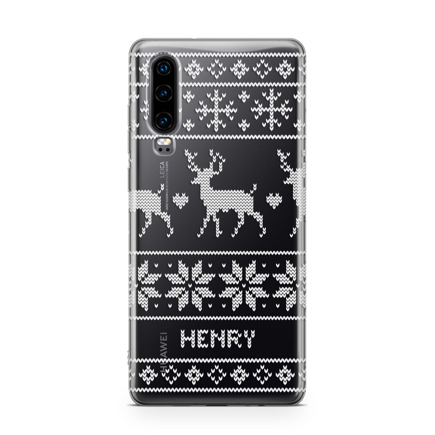 Personalised Christmas Jumper Huawei P30 Phone Case