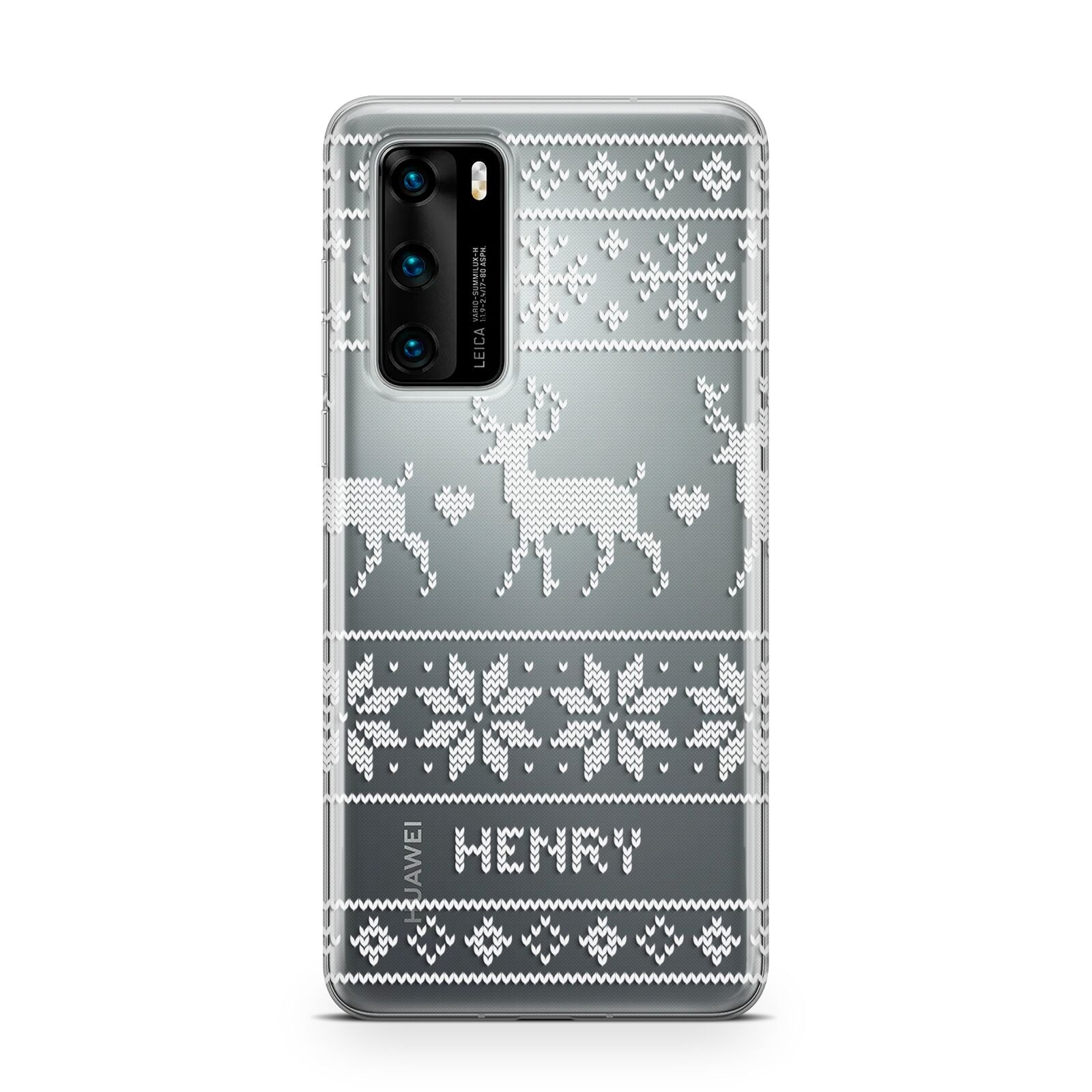 Personalised Christmas Jumper Huawei P40 Phone Case