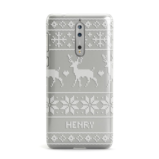 Personalised Christmas Jumper Nokia Case