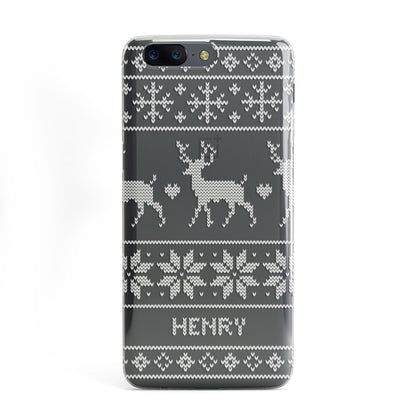 Personalised Christmas Jumper OnePlus Case