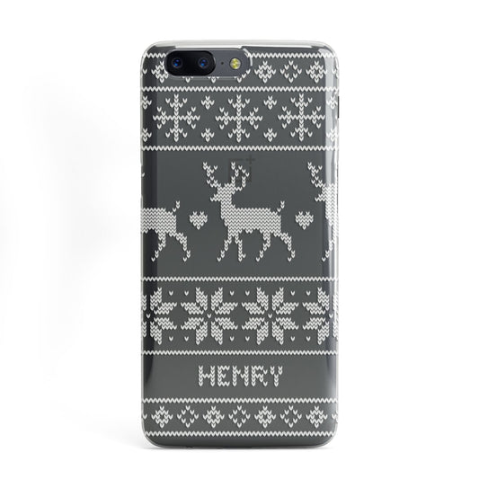 Personalised Christmas Jumper OnePlus Case