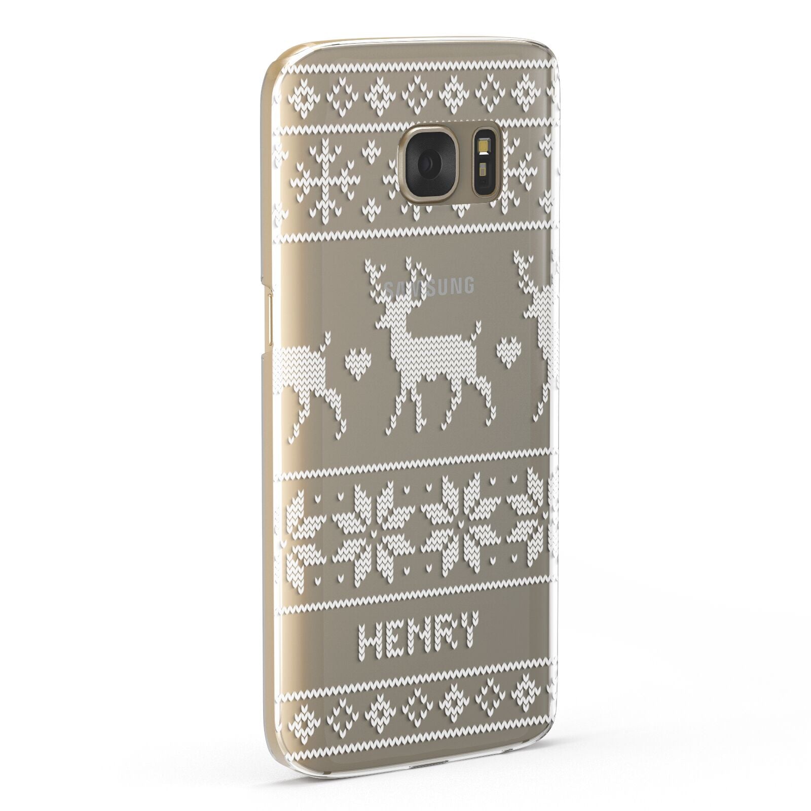 Personalised Christmas Jumper Samsung Galaxy Case Fourty Five Degrees