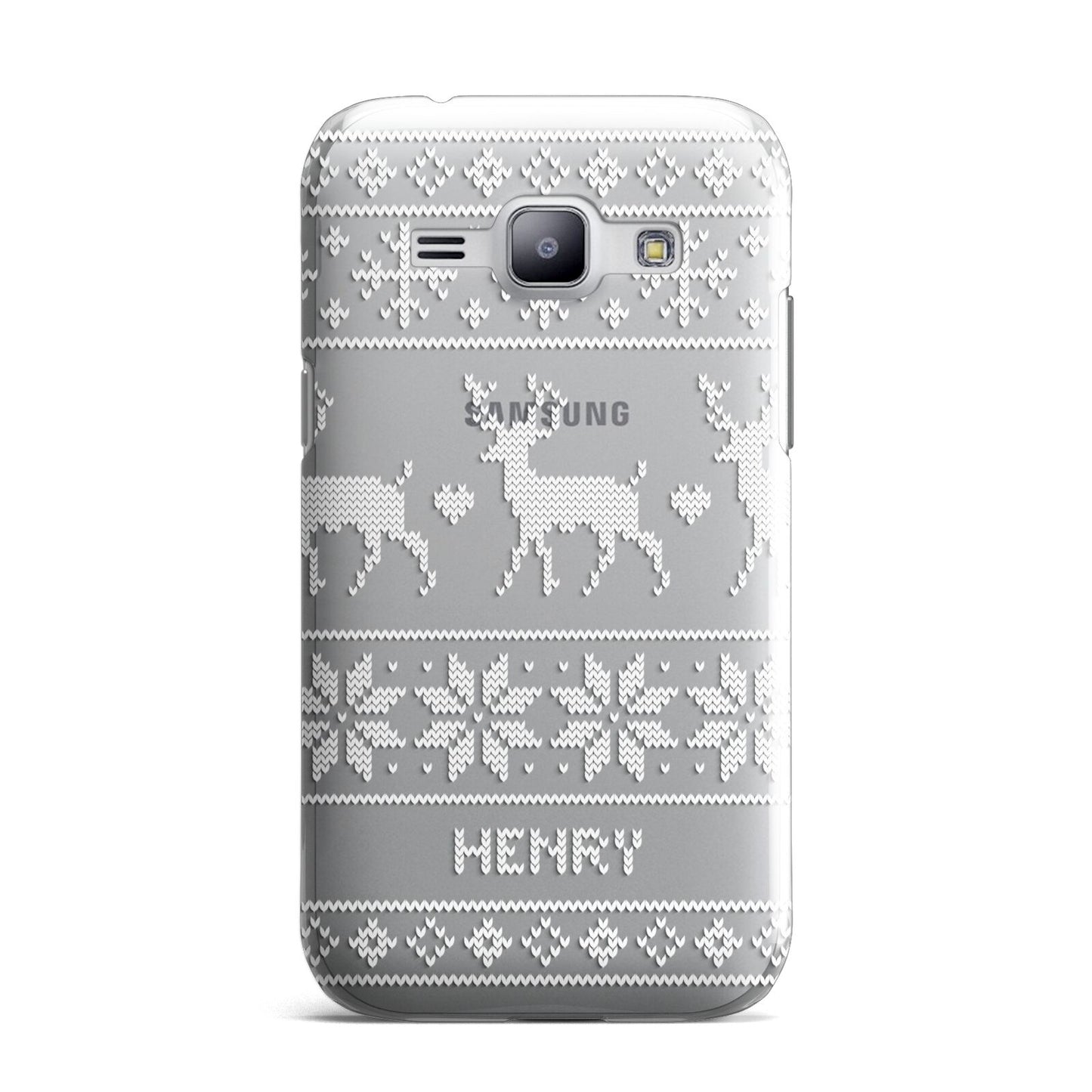 Personalised Christmas Jumper Samsung Galaxy J1 2015 Case