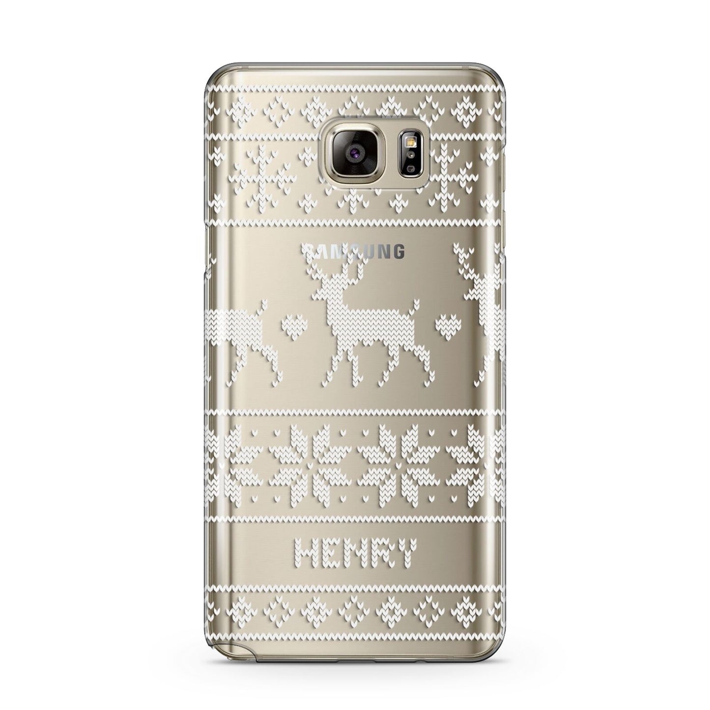 Personalised Christmas Jumper Samsung Galaxy Note 5 Case