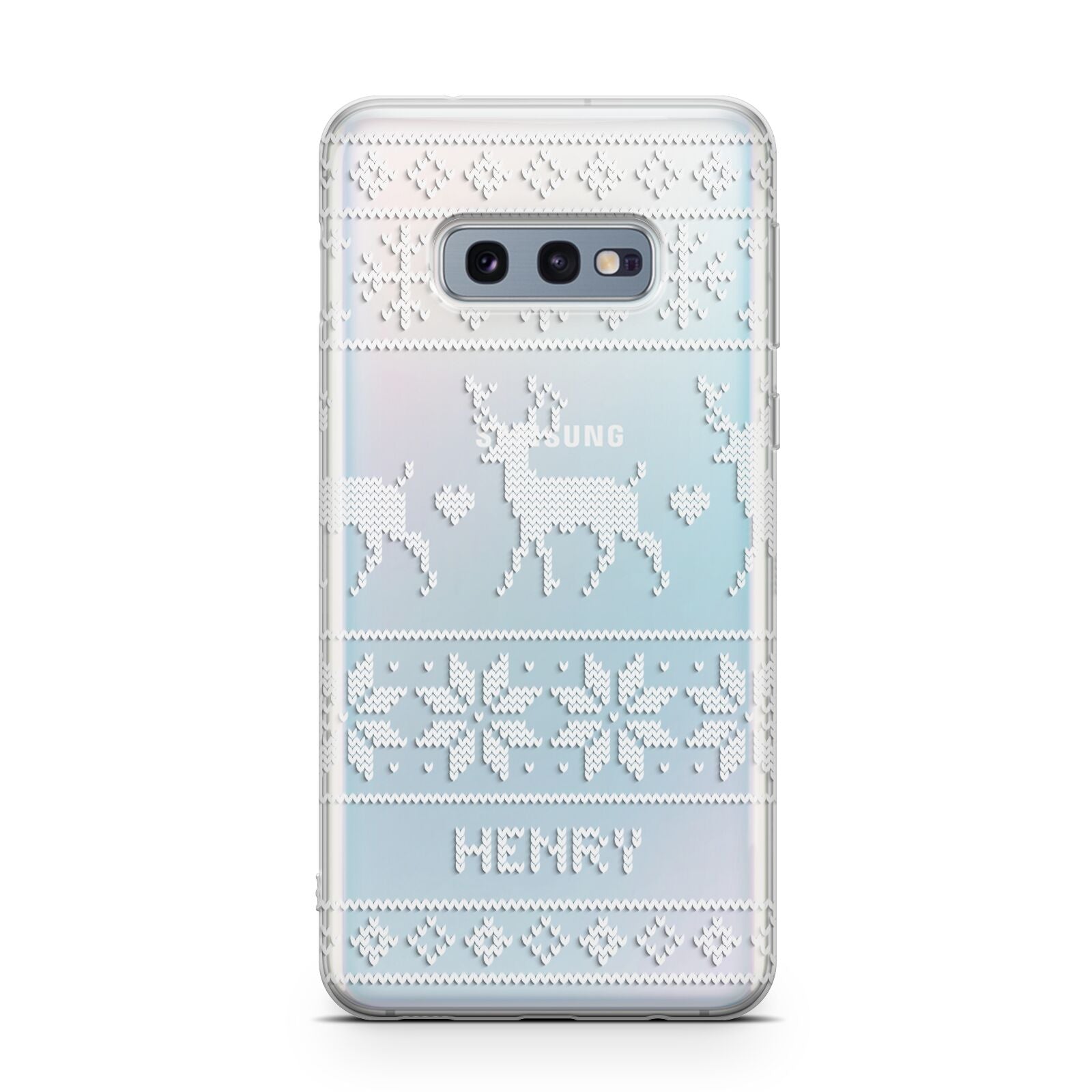 Personalised Christmas Jumper Samsung Galaxy S10E Case