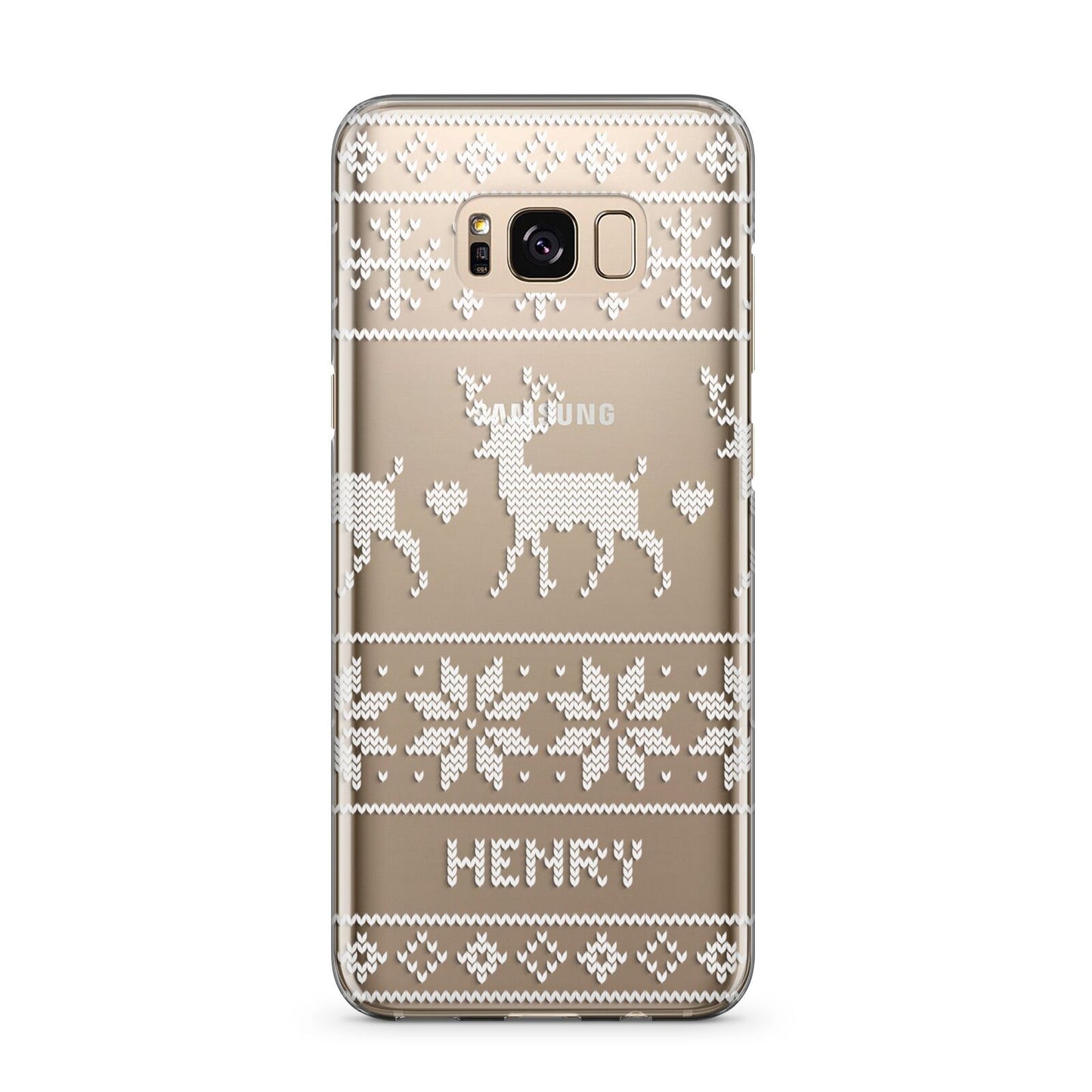 Personalised Christmas Jumper Samsung Galaxy S8 Plus Case