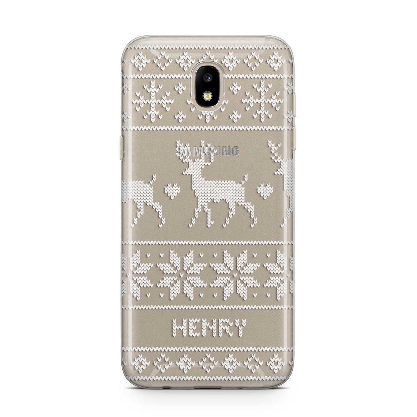 Personalised Christmas Jumper Samsung J5 2017 Case