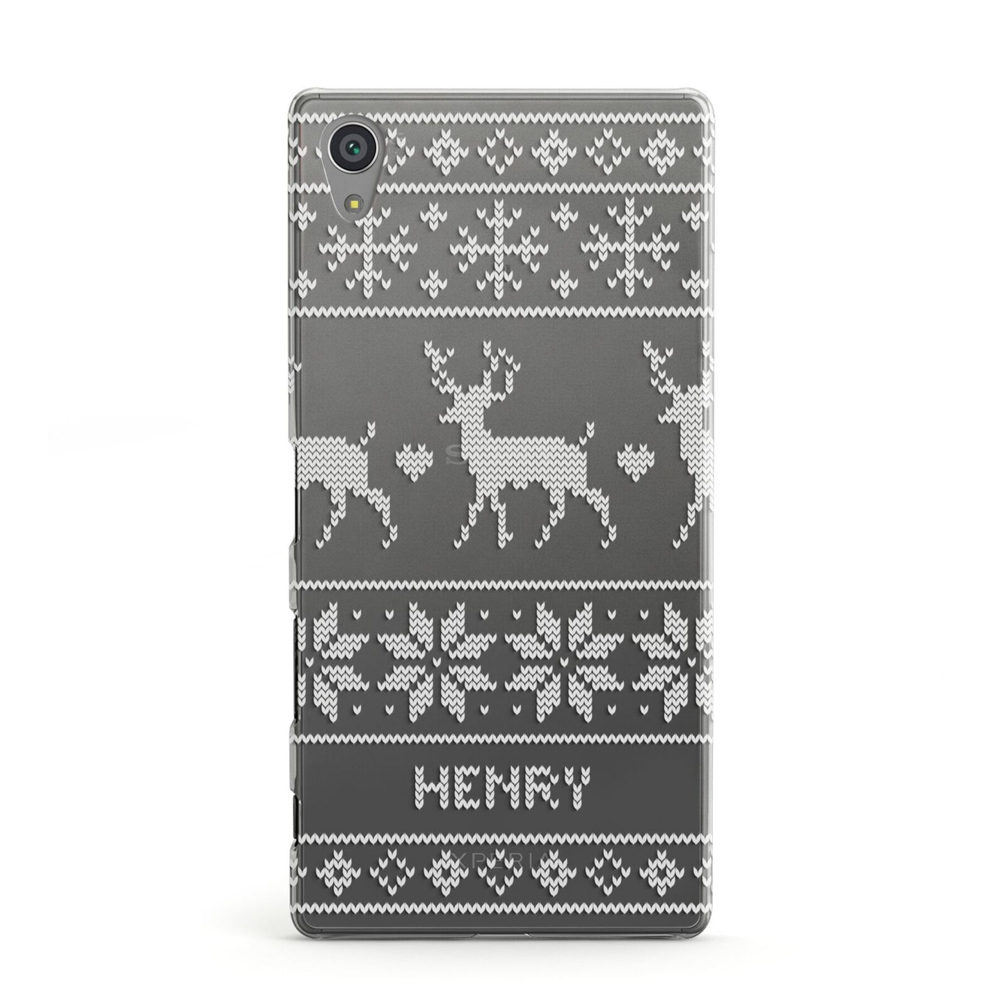 Personalised Christmas Jumper Sony Xperia Case