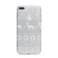 Personalised Christmas Jumper iPhone 7 Plus Bumper Case on Silver iPhone
