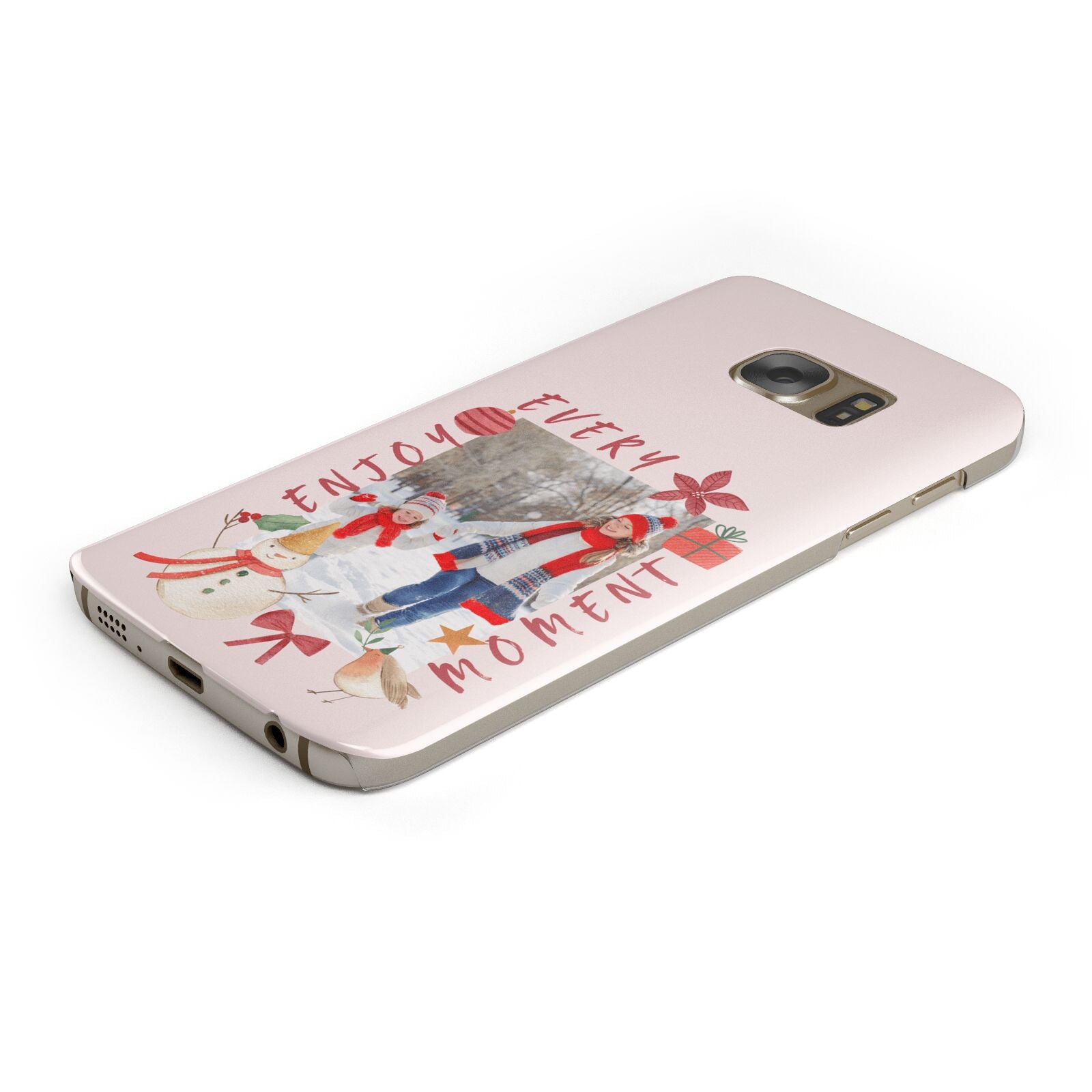 Personalised Christmas Moments Samsung Galaxy Case Bottom Cutout