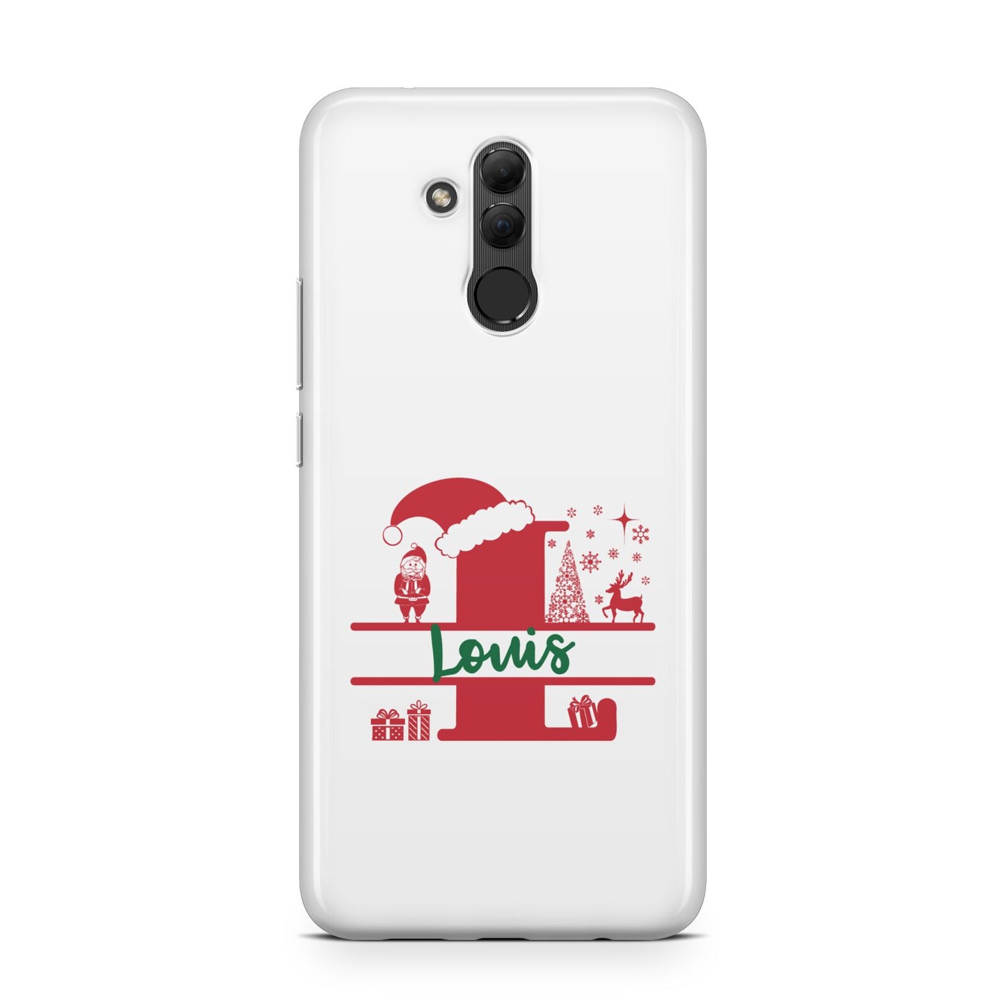 Personalised Christmas Monogram Huawei Mate 20 Lite