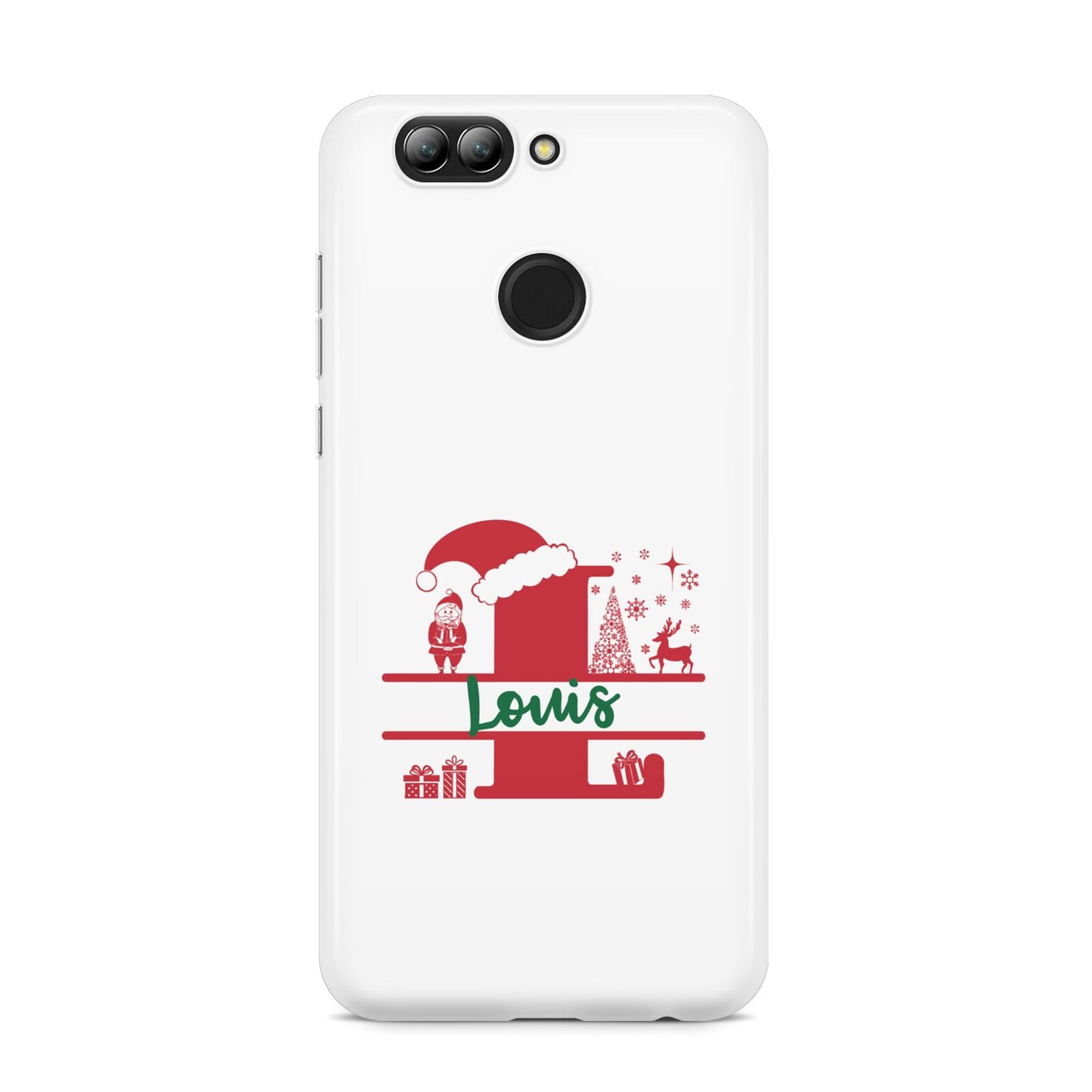 Personalised Christmas Monogram Huawei Nova 2s Phone Case