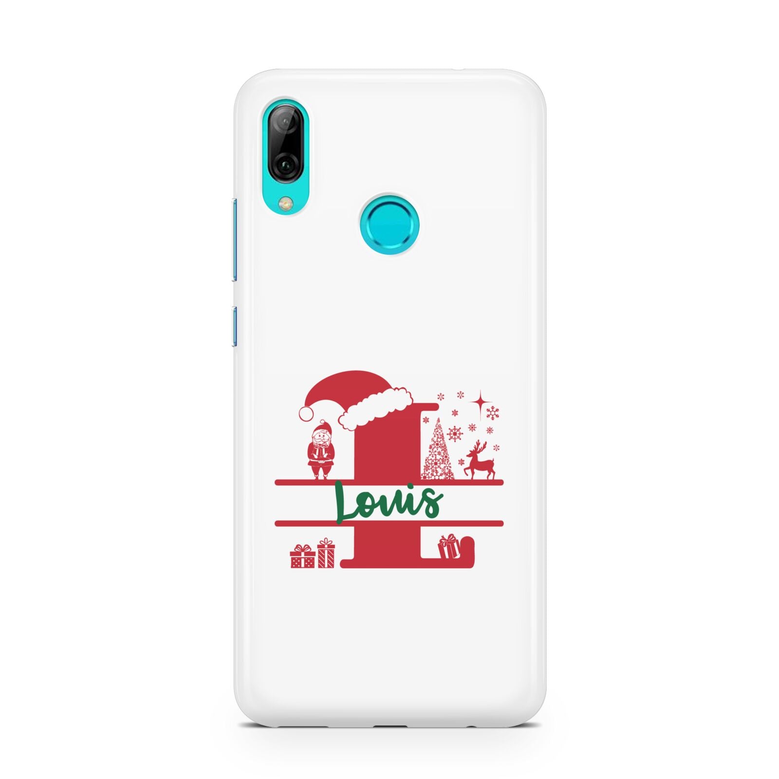 Personalised Christmas Monogram Huawei P Smart 2019 Case