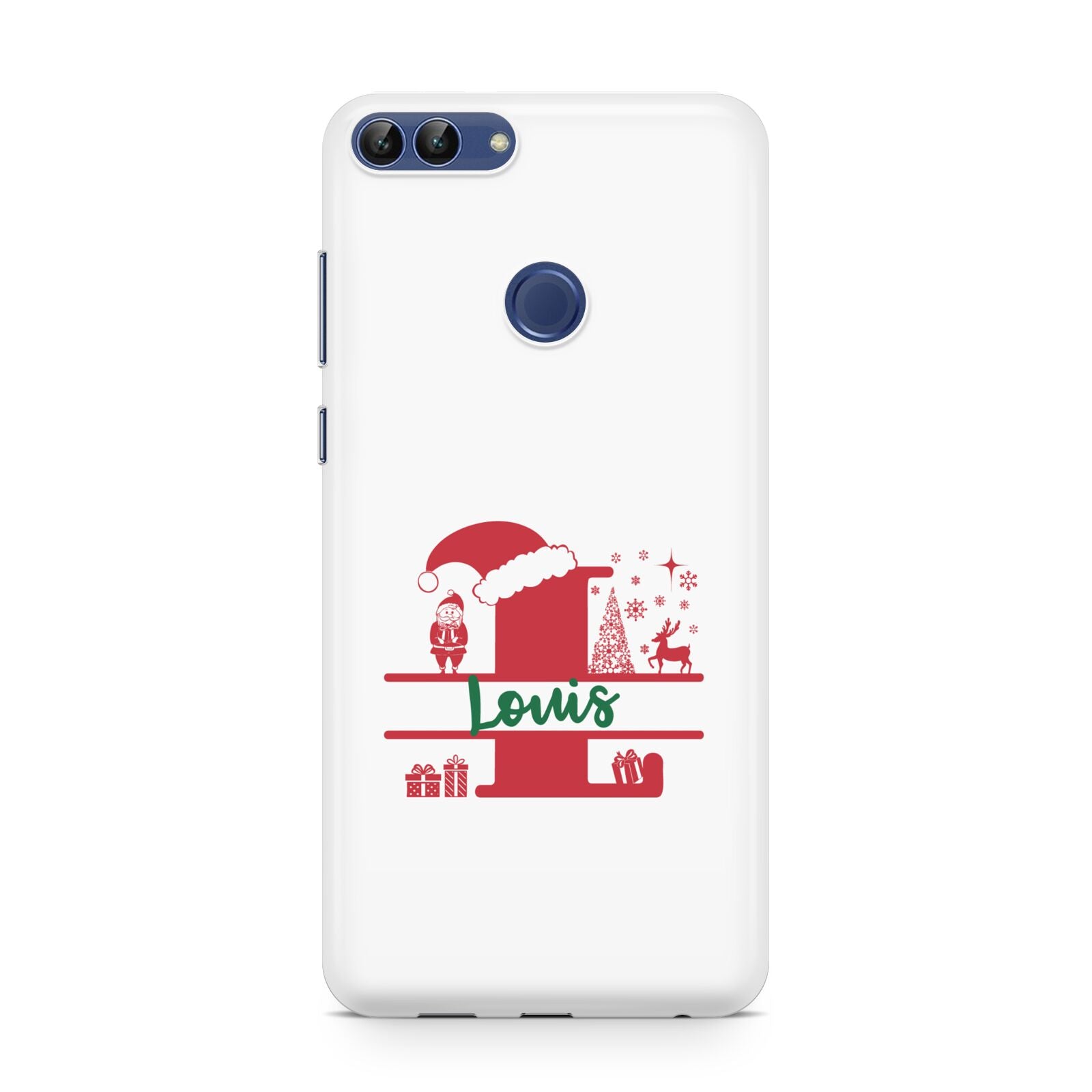 Personalised Christmas Monogram Huawei P Smart Case