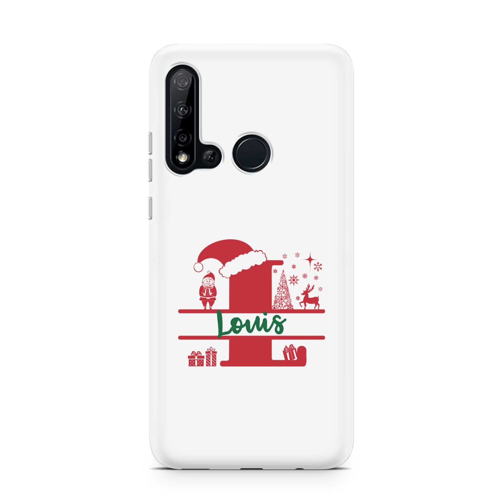 Personalised Christmas Monogram Huawei P20 Lite 5G Phone Case