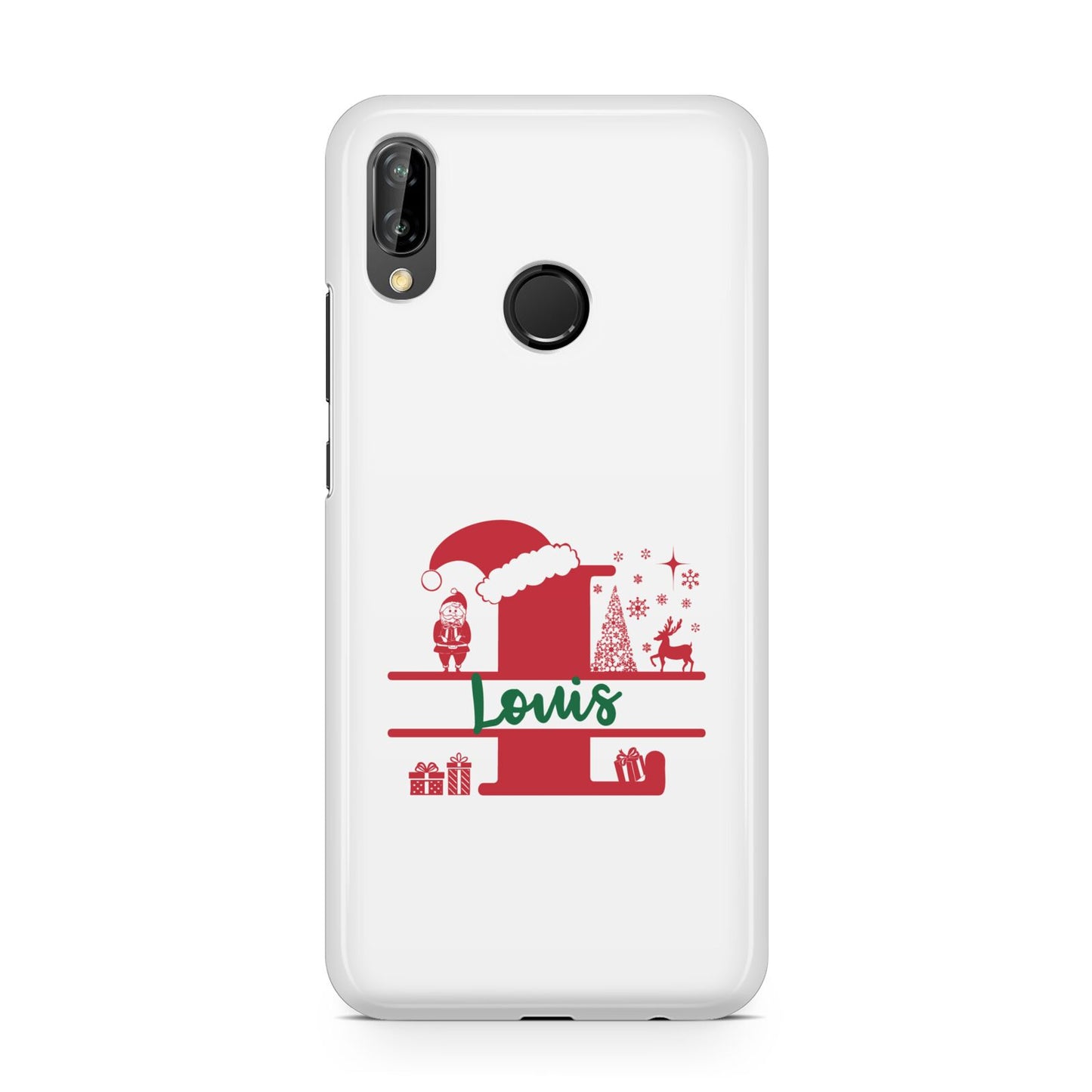 Personalised Christmas Monogram Huawei P20 Lite Phone Case