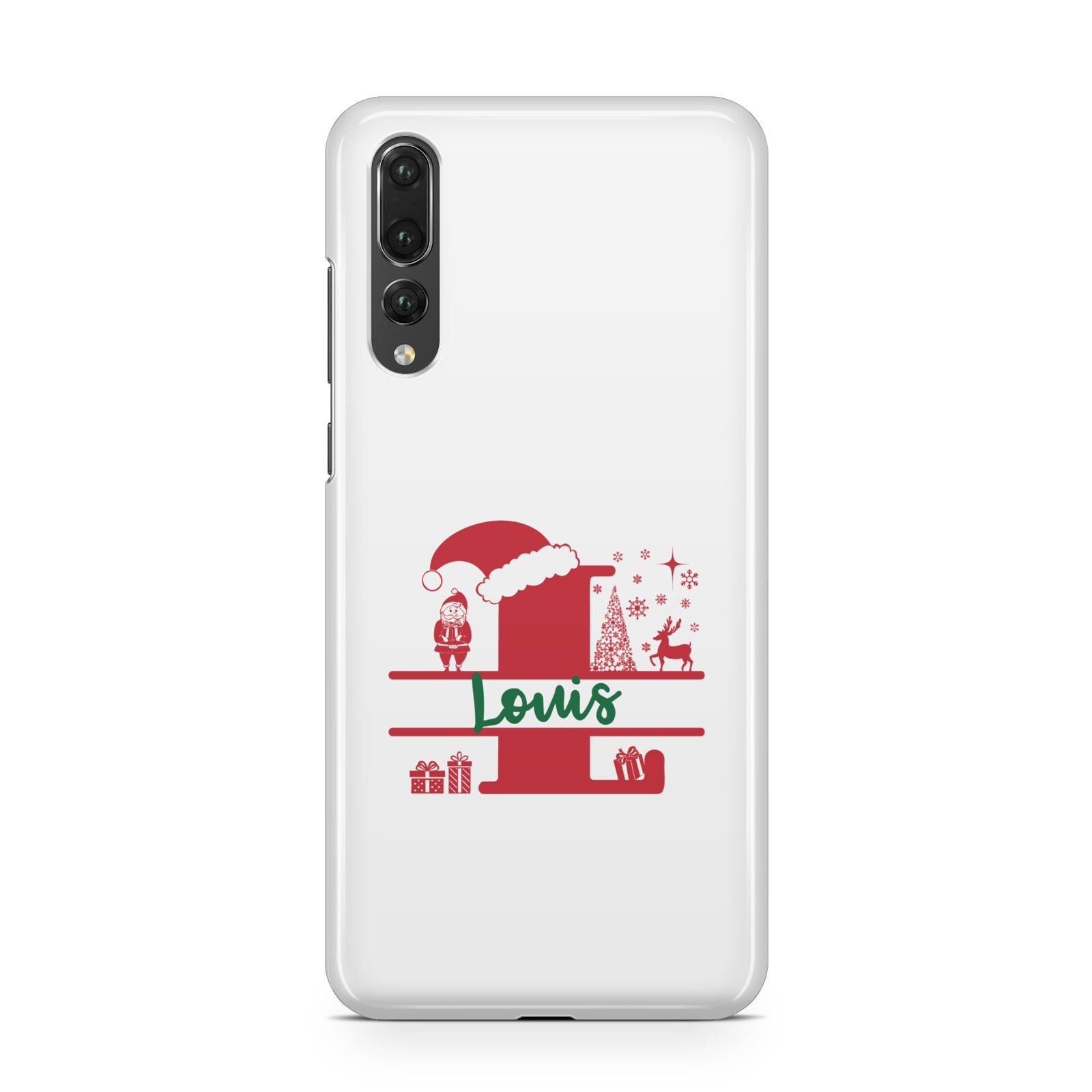 Personalised Christmas Monogram Huawei P20 Pro Phone Case