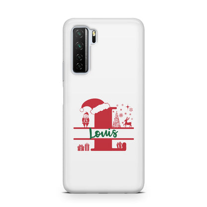 Personalised Christmas Monogram Huawei P40 Lite 5G Phone Case