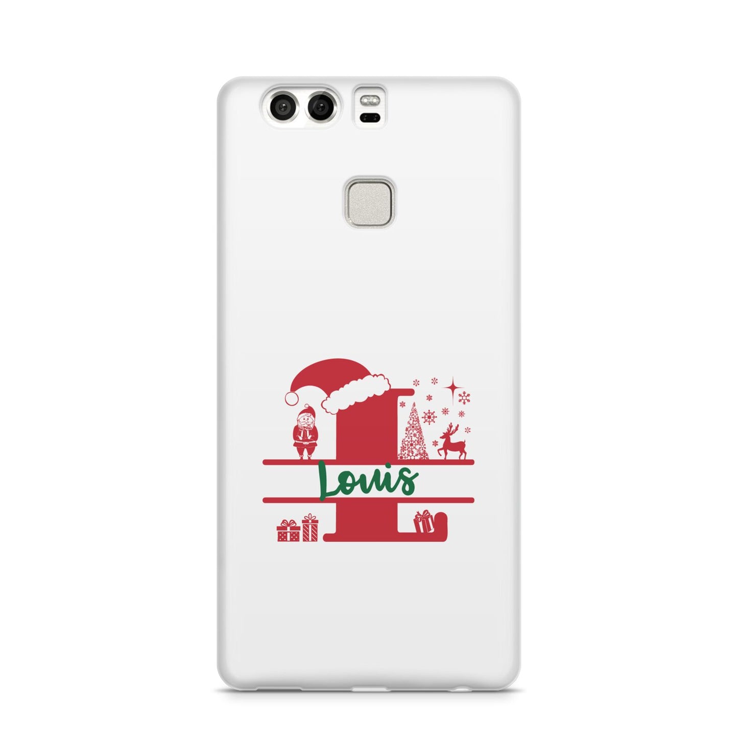 Personalised Christmas Monogram Huawei P9 Case