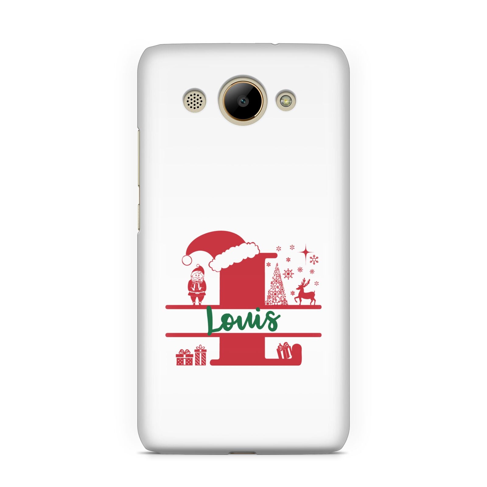 Personalised Christmas Monogram Huawei Y3 2017