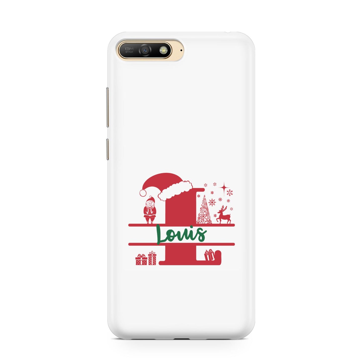 Personalised Christmas Monogram Huawei Y6 2018