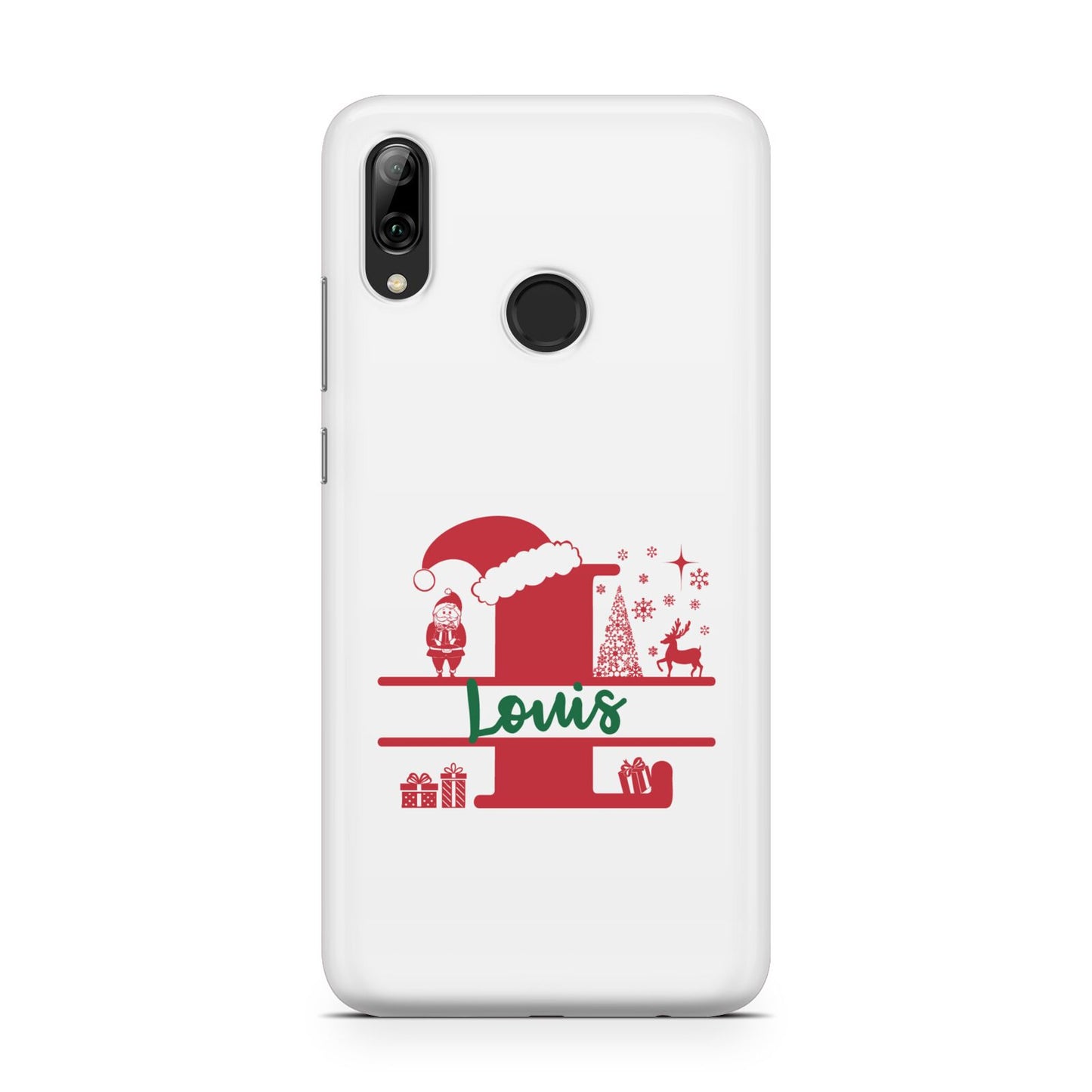 Personalised Christmas Monogram Huawei Y7 2019